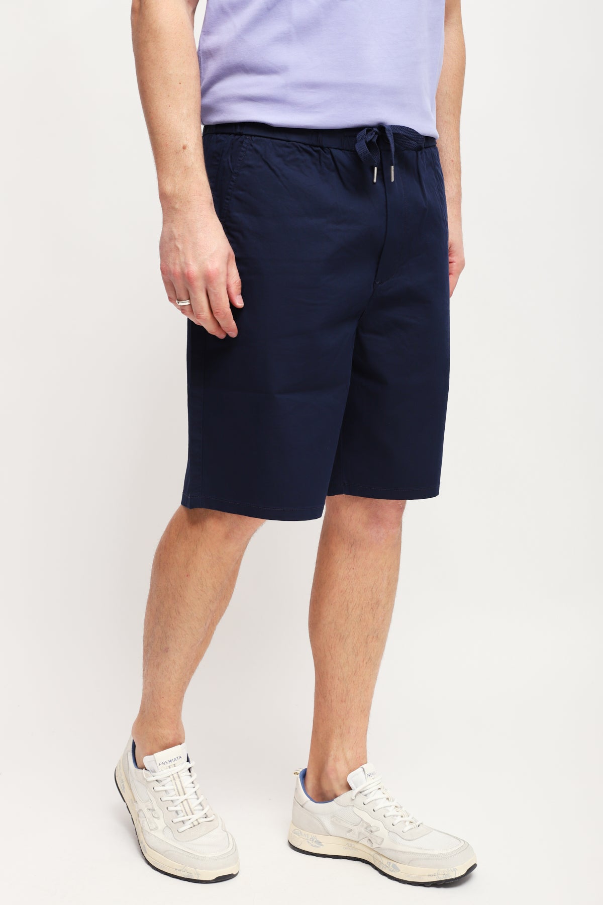Bermuda con coulisse Blu Navy