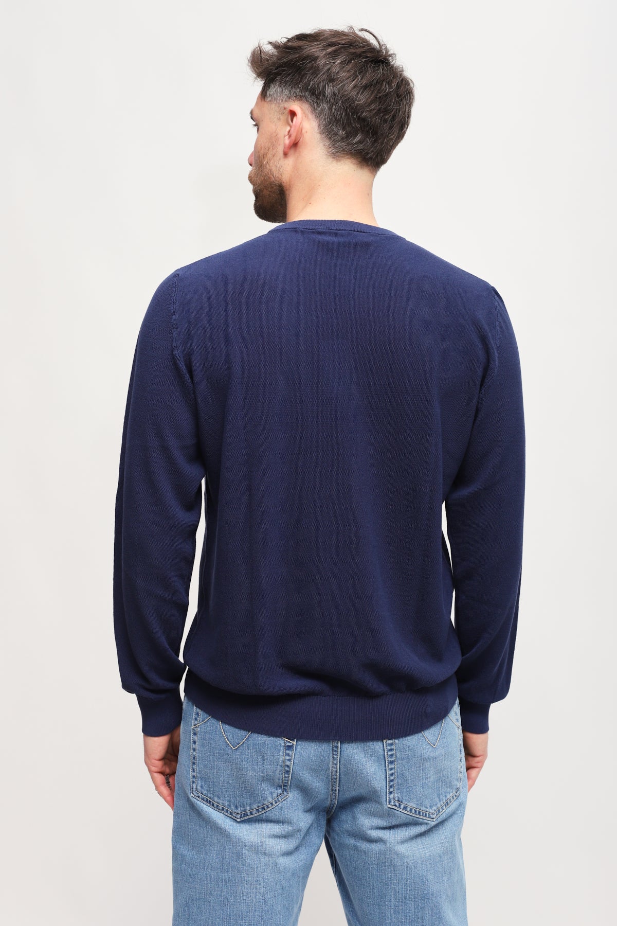 Girocollo manica lunga Blu