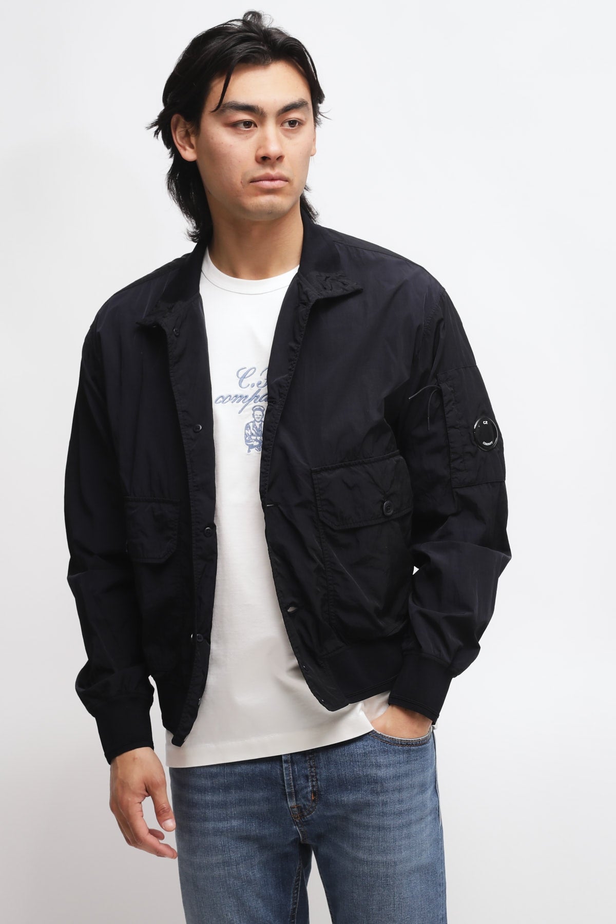 Giacca Chrome-R Full Button Nero