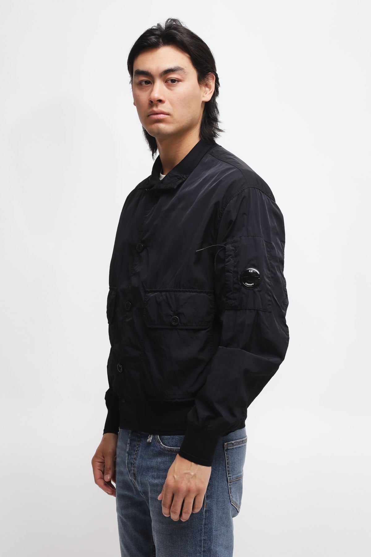 Giacca Chrome-R Full Button Nero