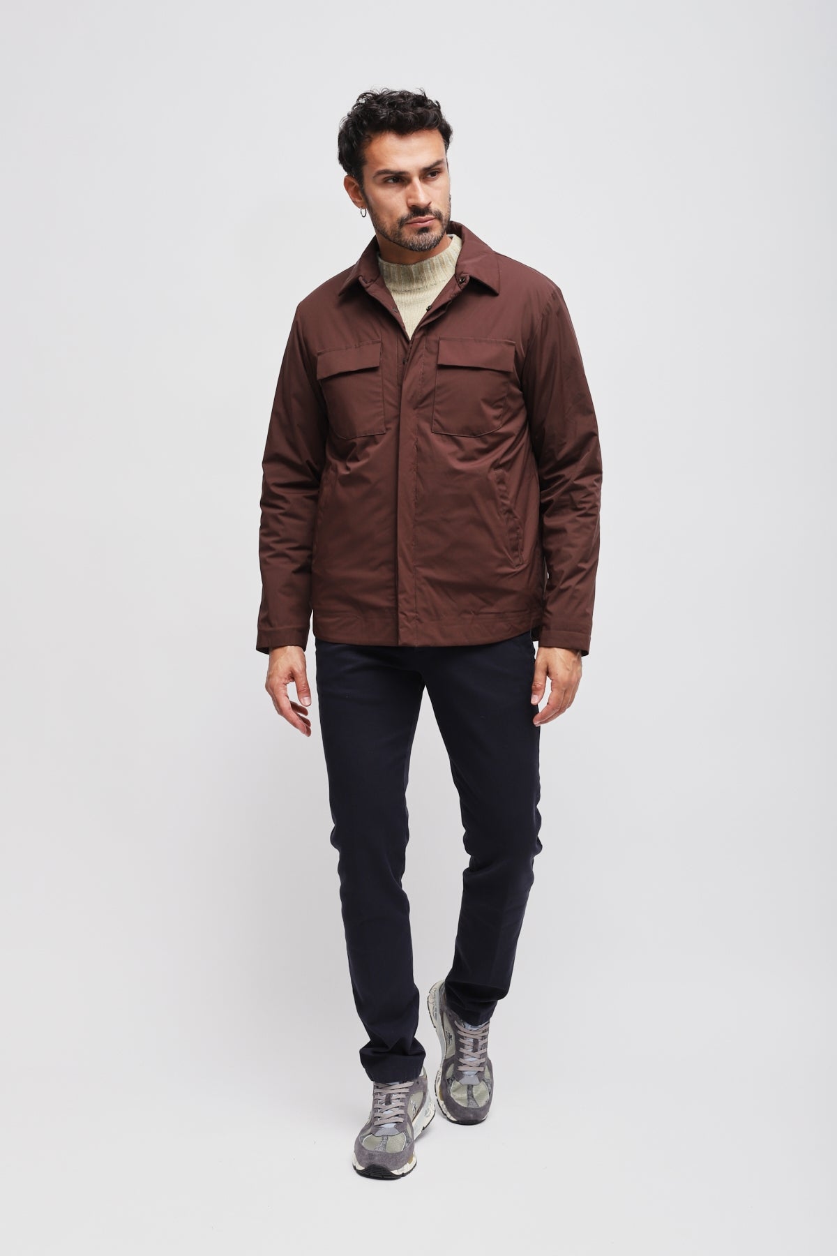 Overshirt Kiso Marrone