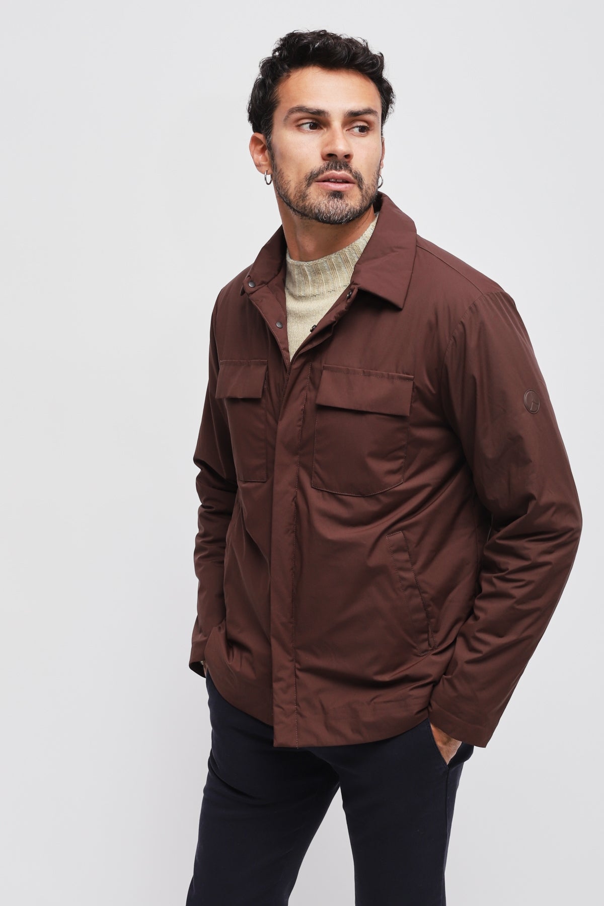 Overshirt Kiso Marrone