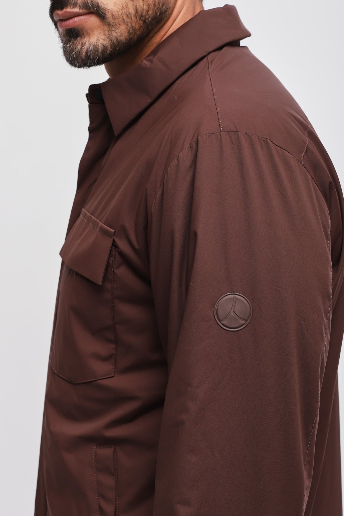 Overshirt Kiso Marrone