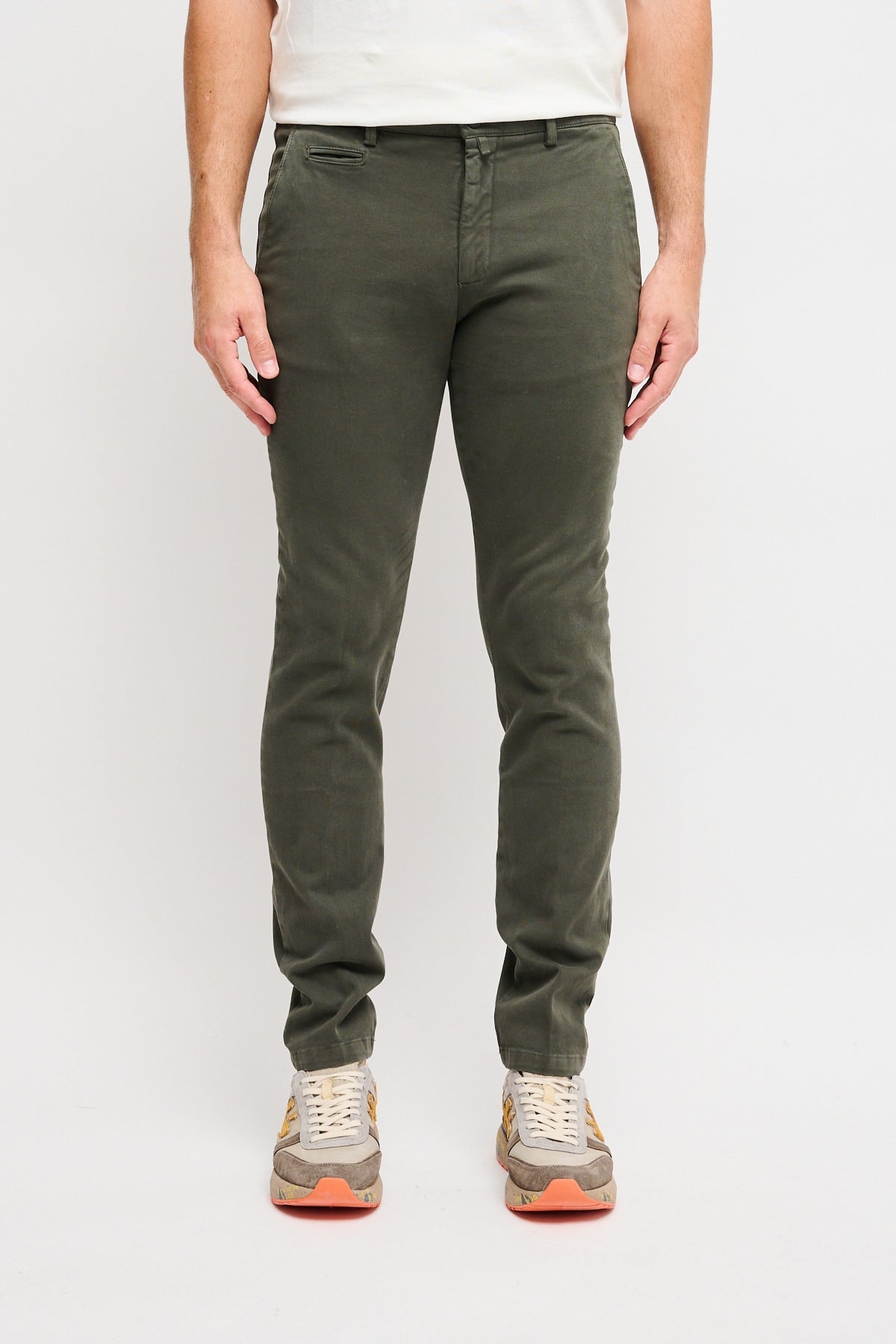 Pantalone BG05 in cotone Verde