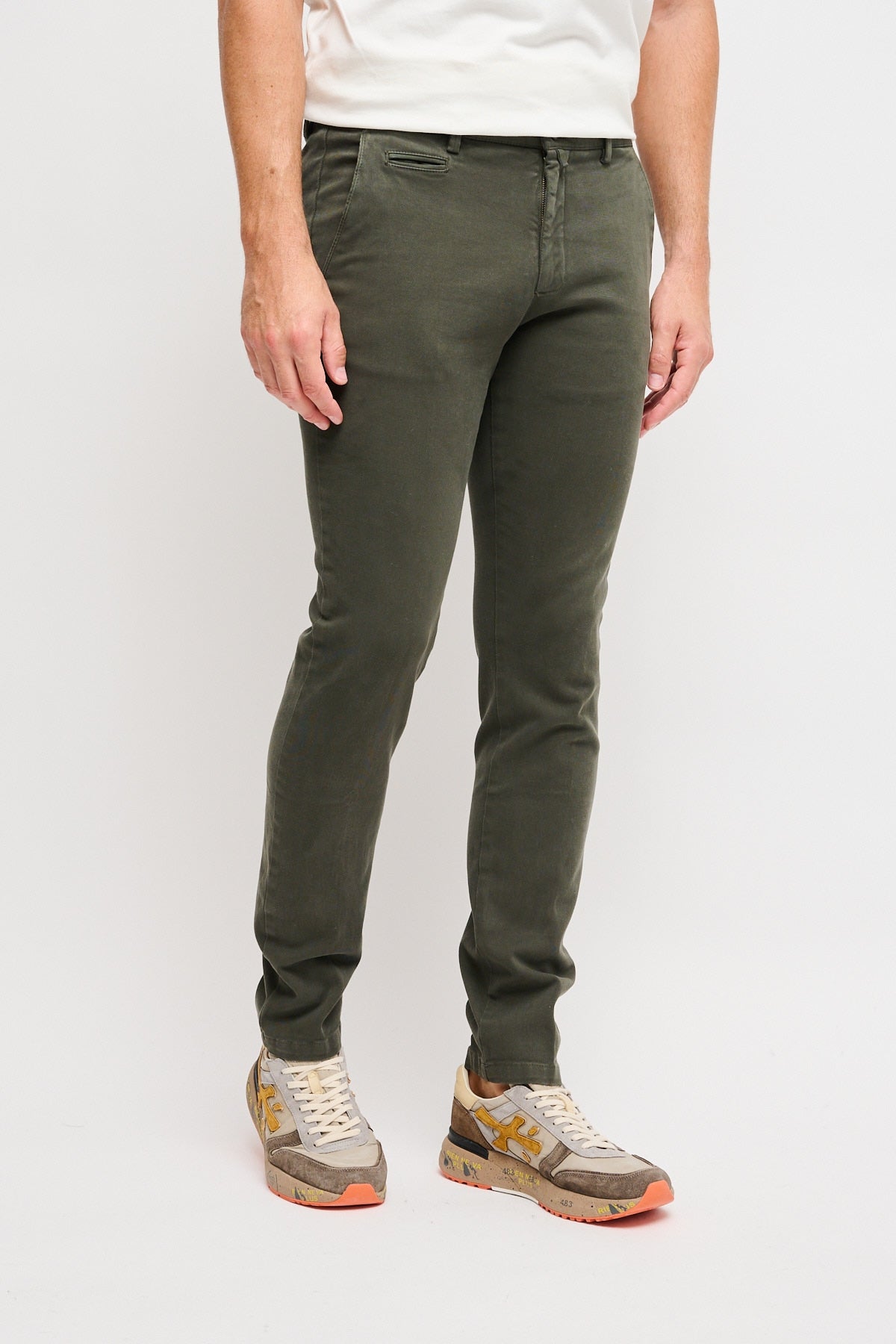 Pantalone BG05 in cotone Verde