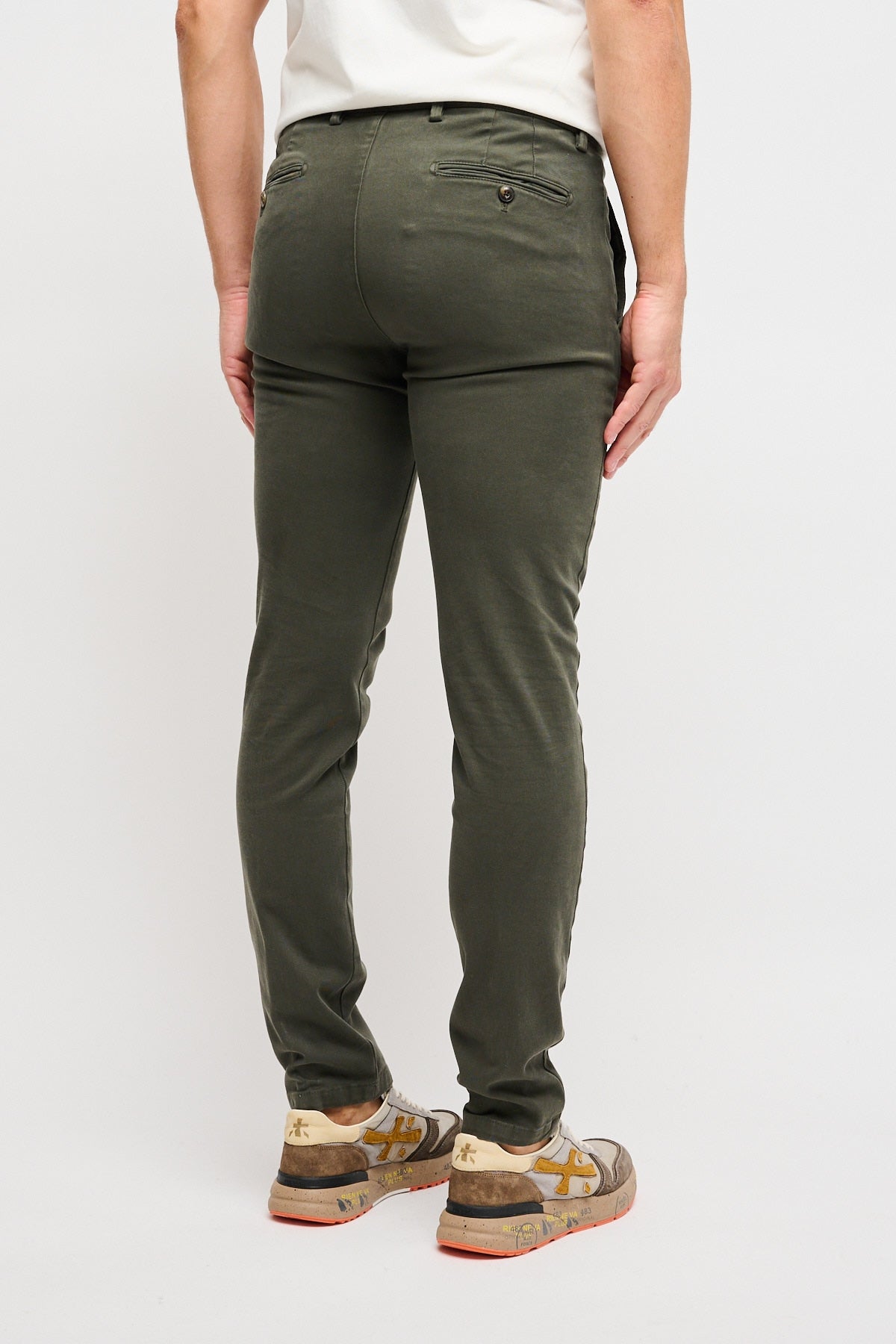 Pantalone BG05 in cotone Verde