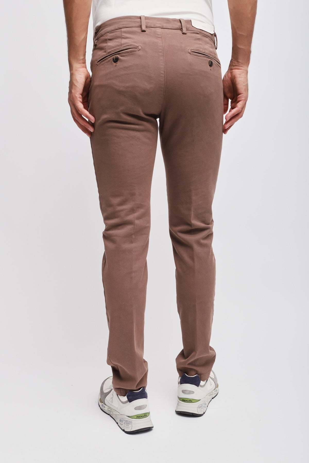 Pantalone BG05 in cotone Marrone