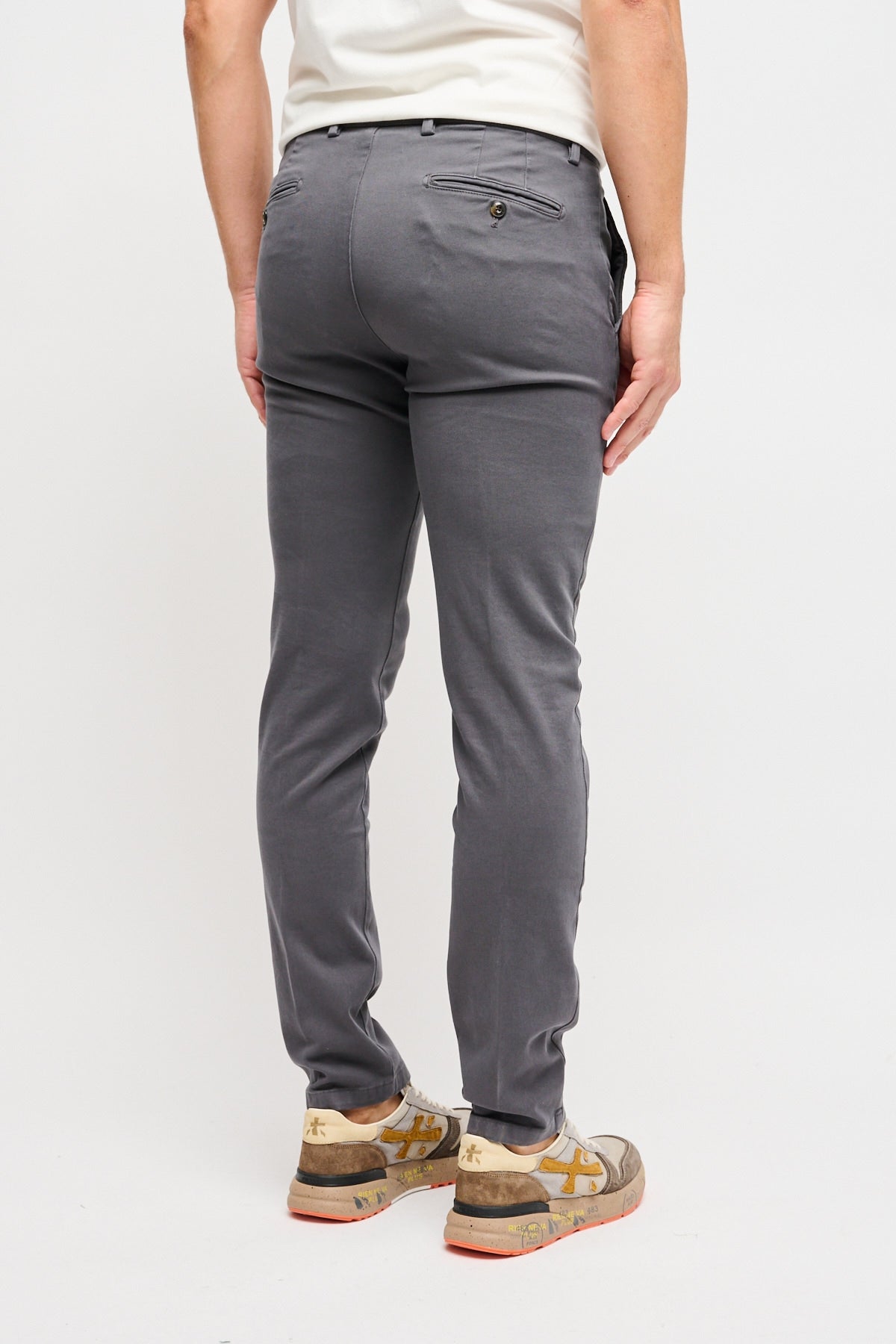 Pantalone BG05 in cotone Grigio