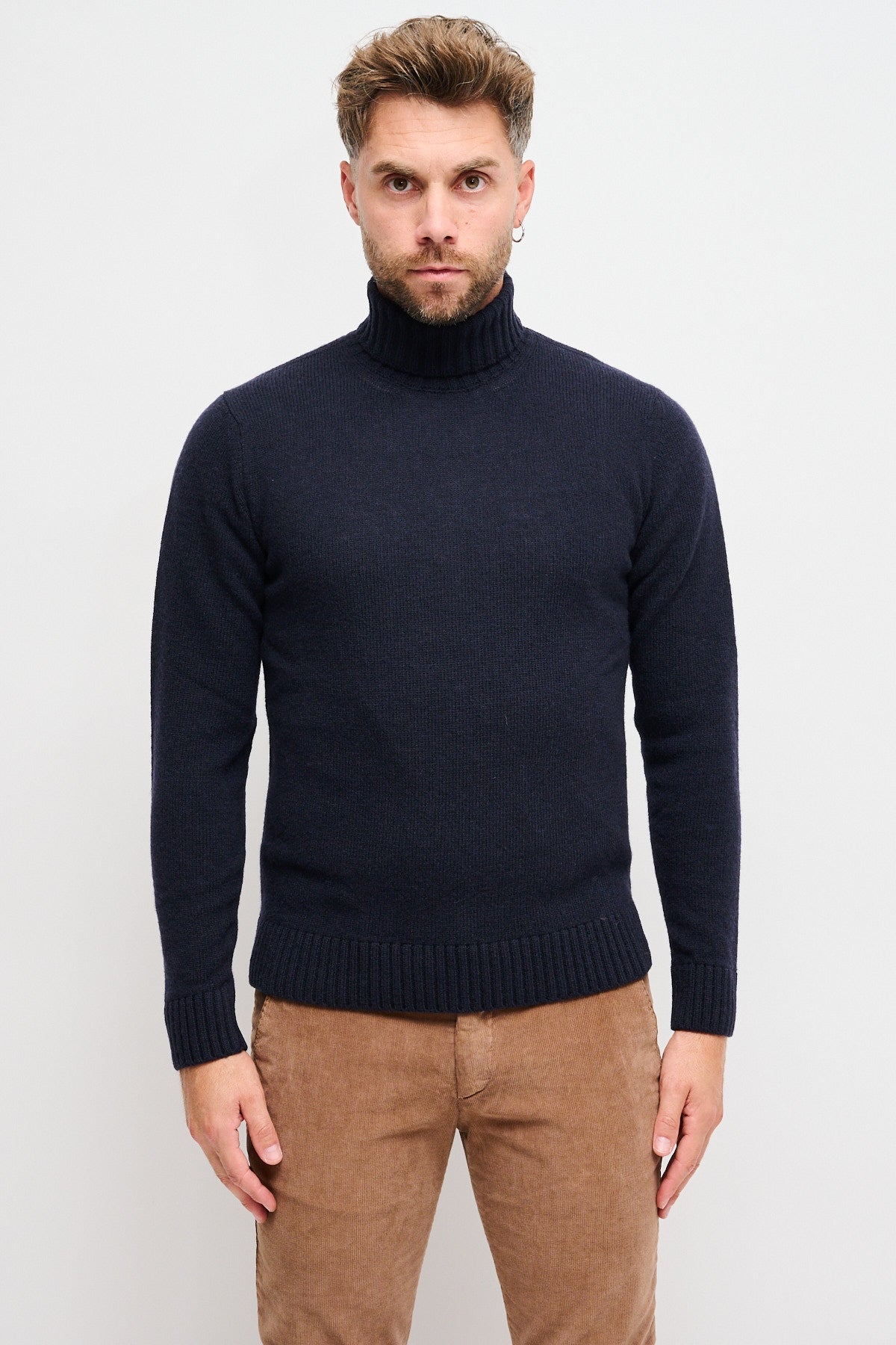 Dolcevita 100% lana vergine Blu