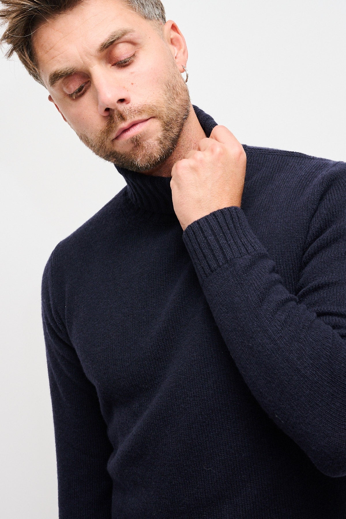 Dolcevita 100% lana vergine Blu