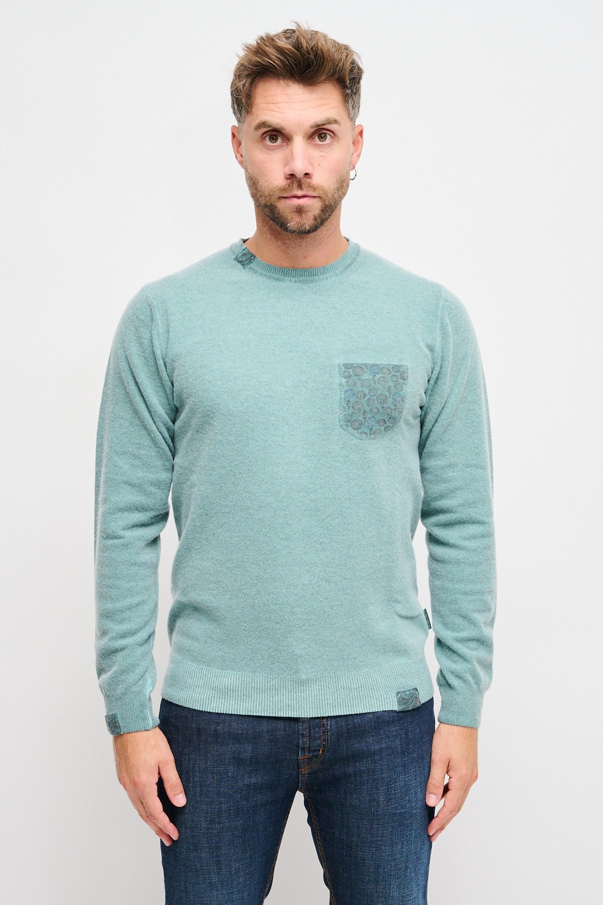 Girocollo Bath Verde Acqua