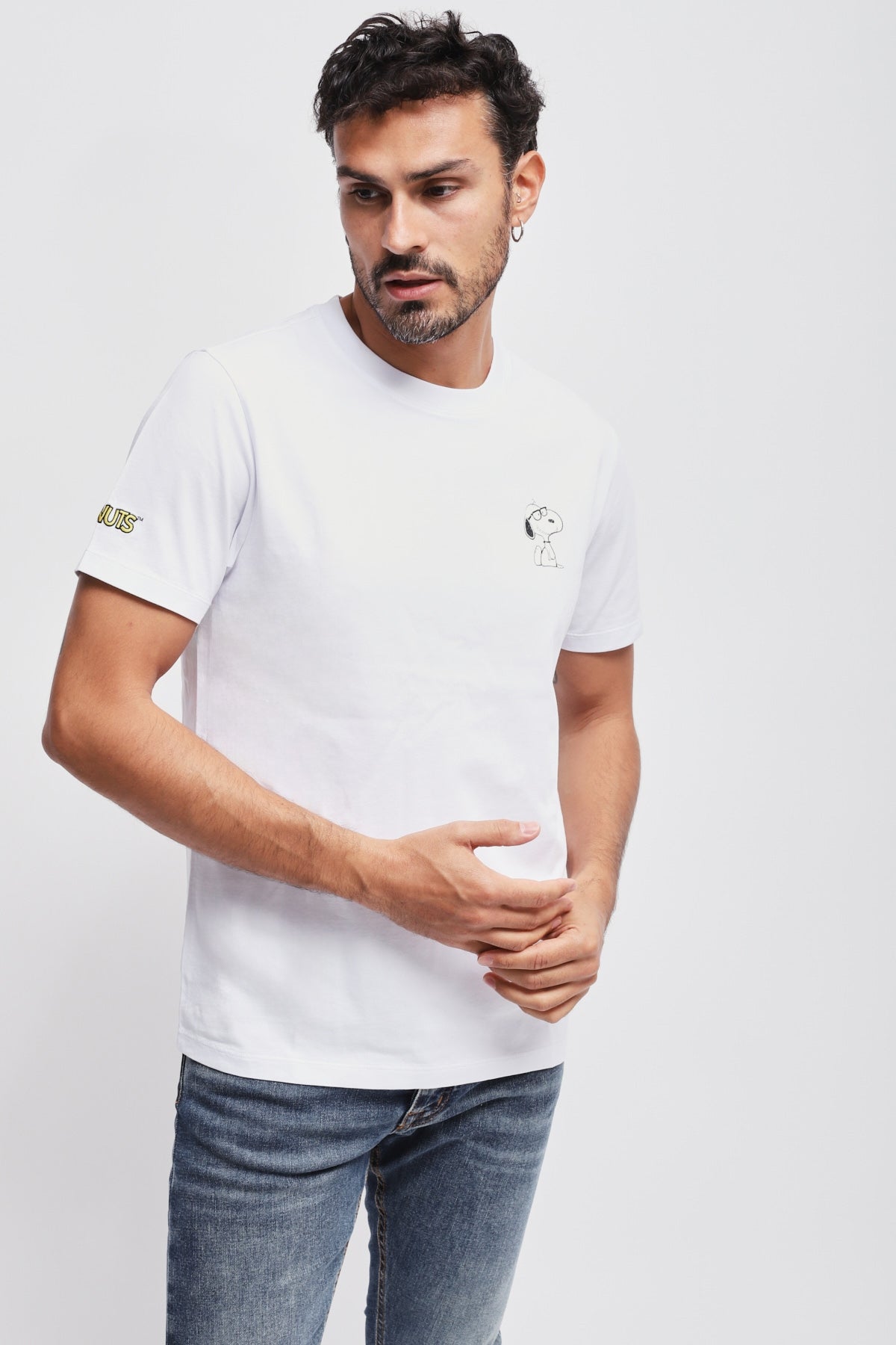 T-shirt Peanuts Bianco