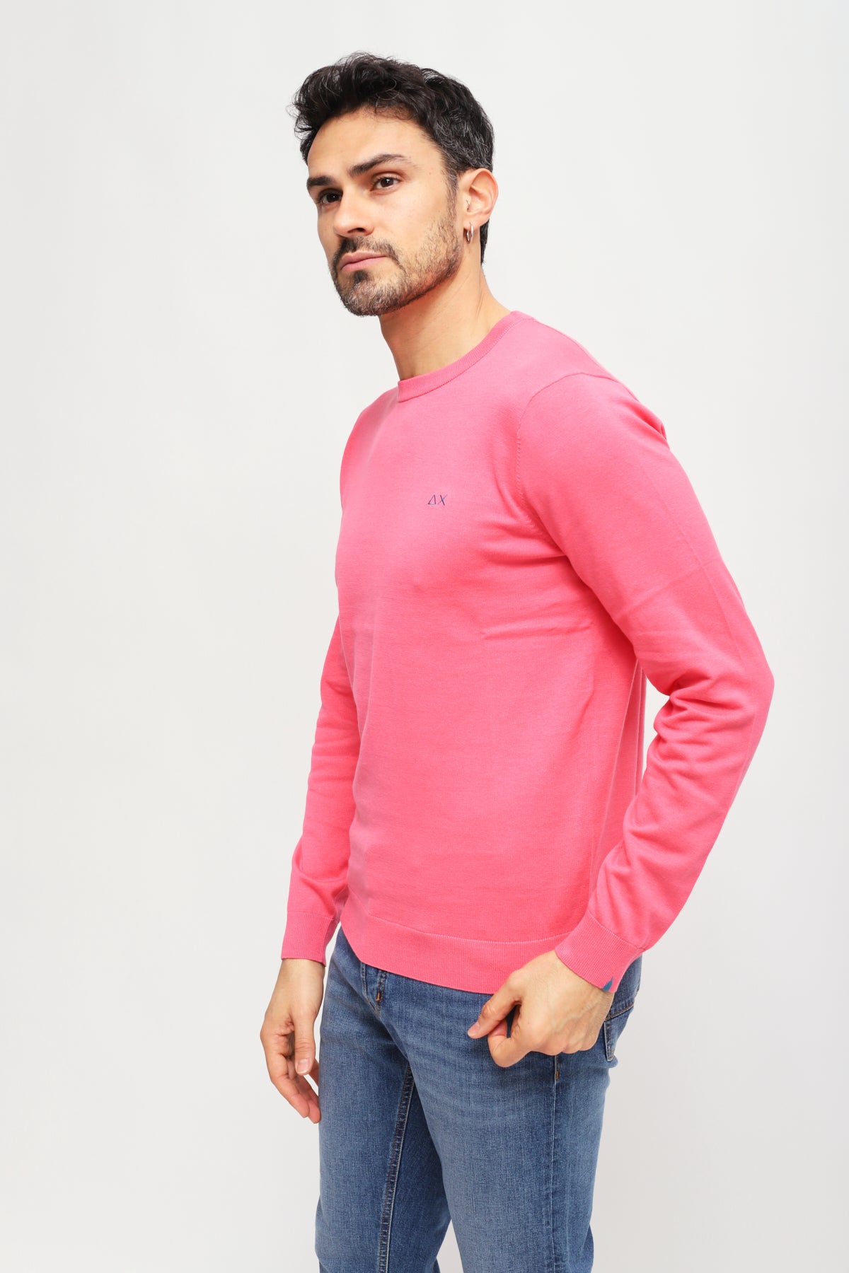 Girocollo Round Solid Fuxia