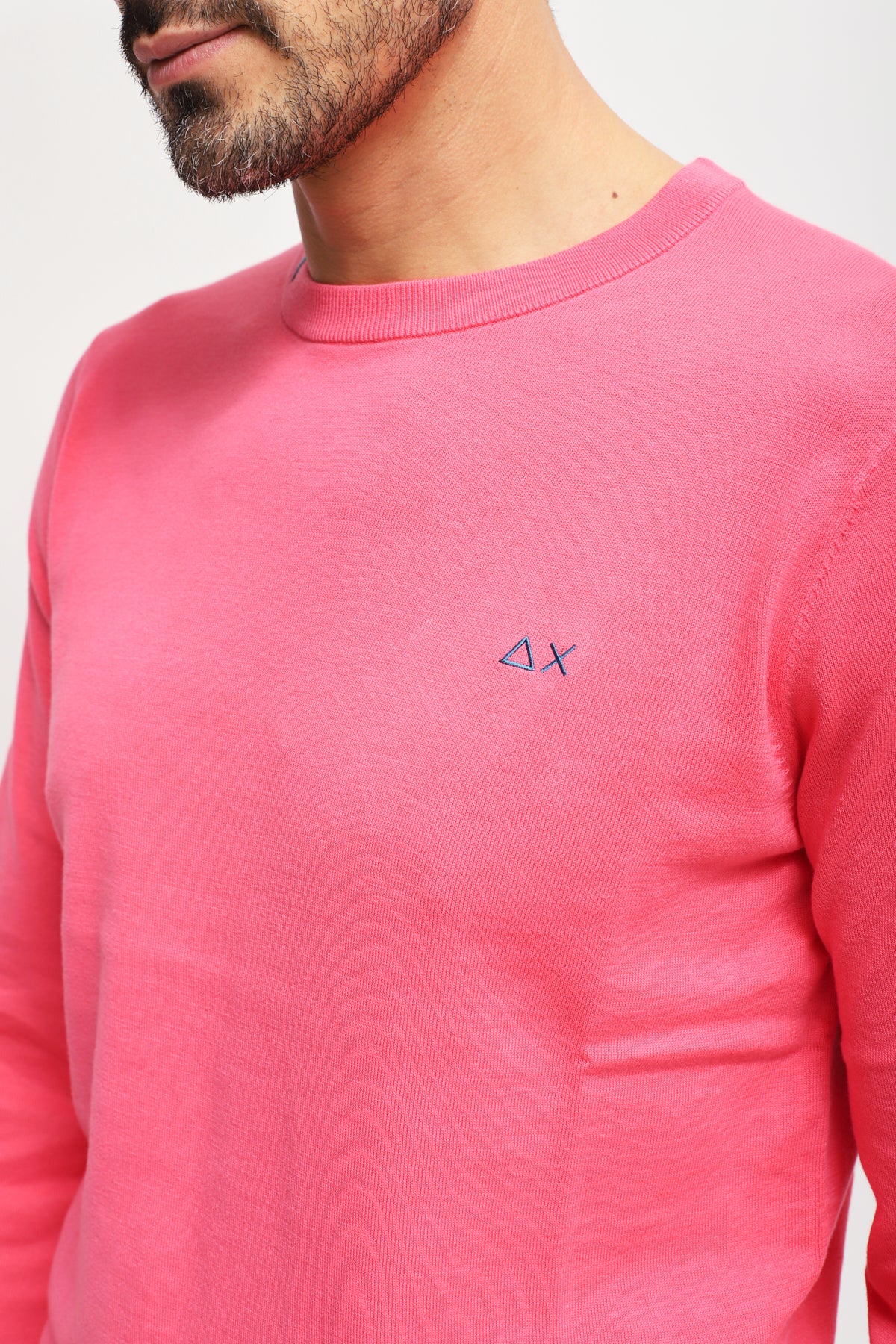 Girocollo Round Solid Fuxia