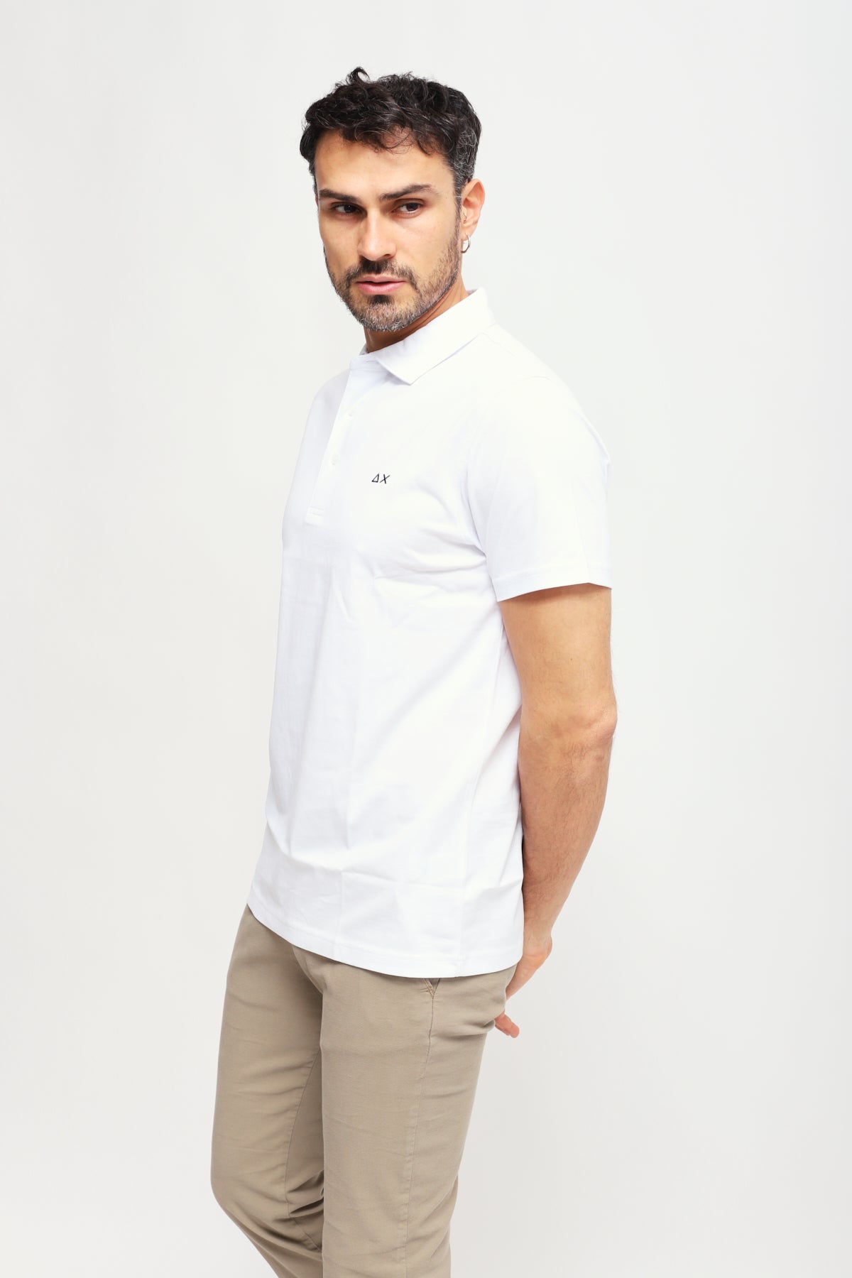 Polo Jersey Bianco