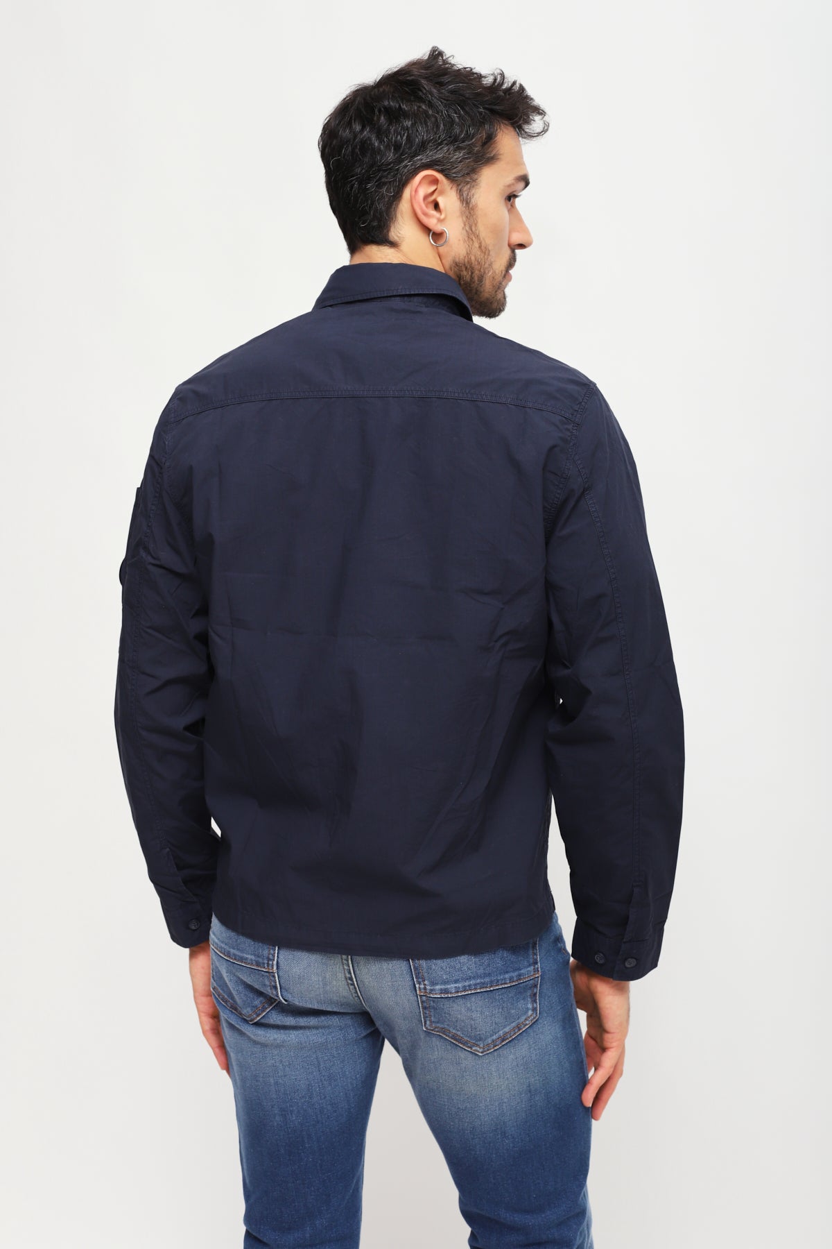 Giacca Overshirt Blu