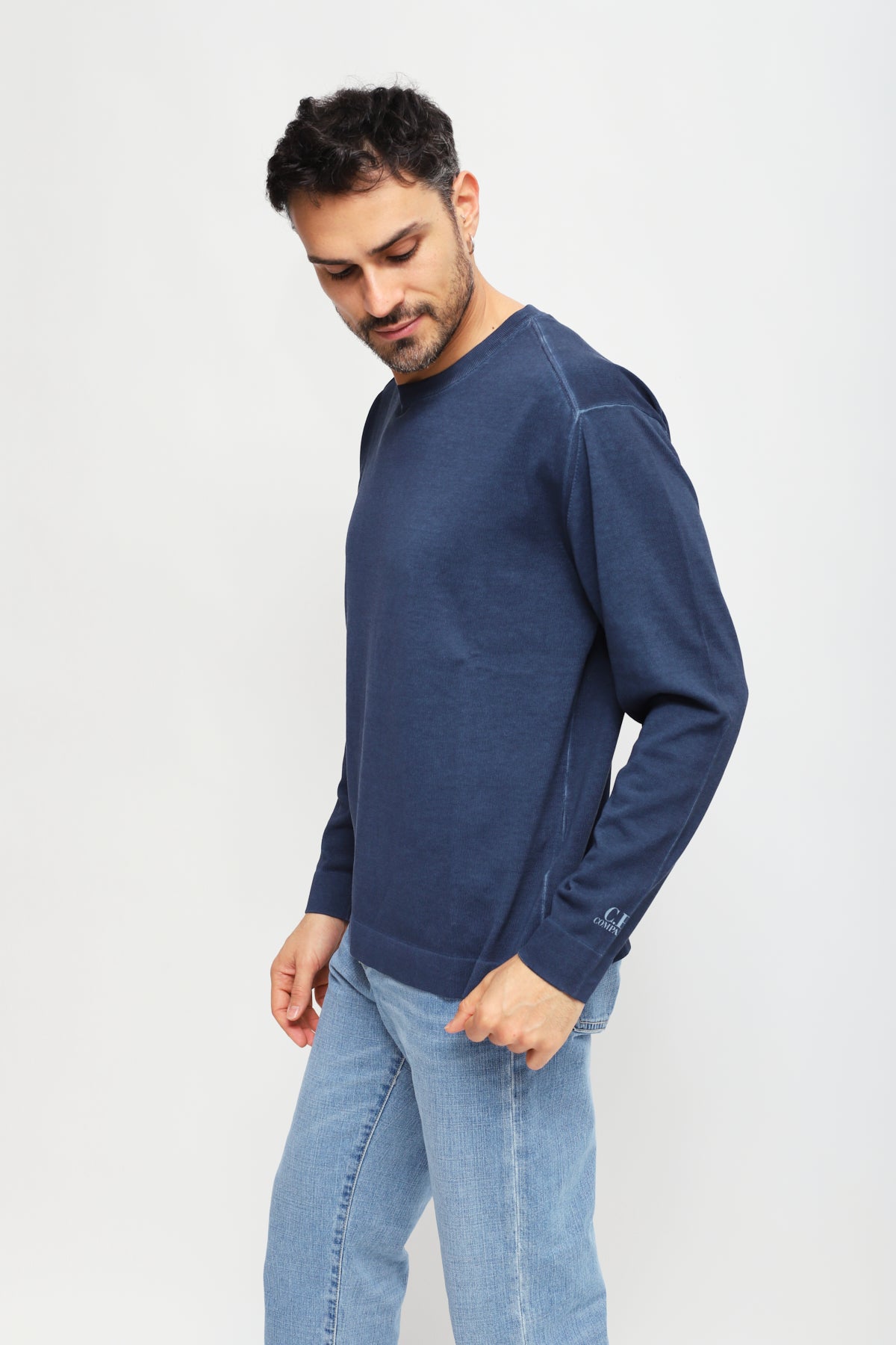 Girocollo Delavé Blu Navy
