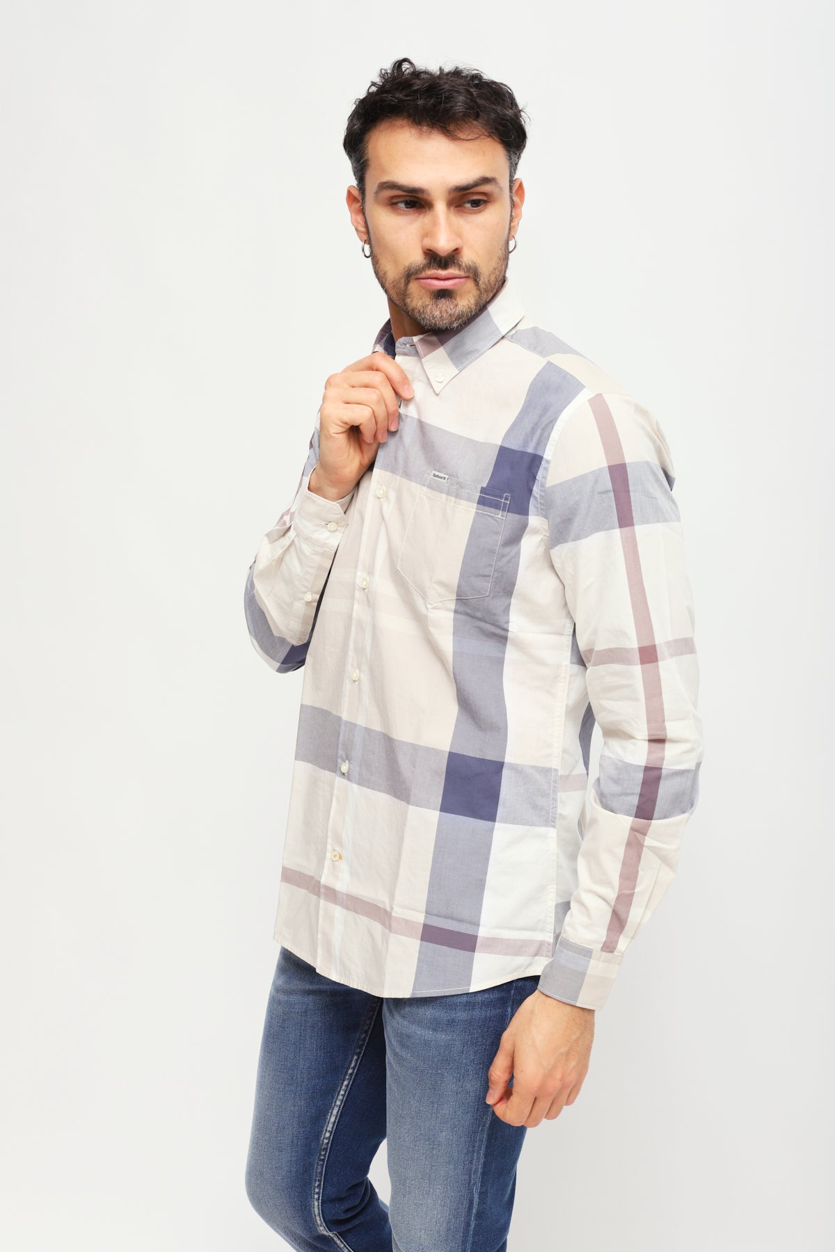 Camicia sartoriale Harris Multicolore