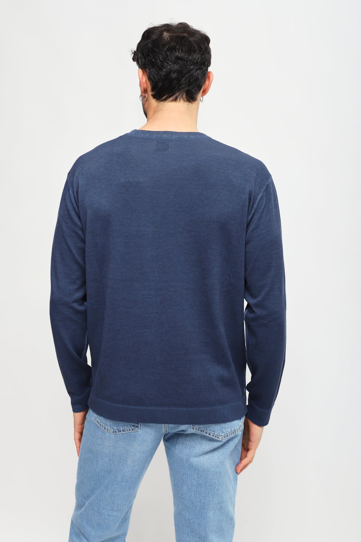 Girocollo Delavé Blu Navy