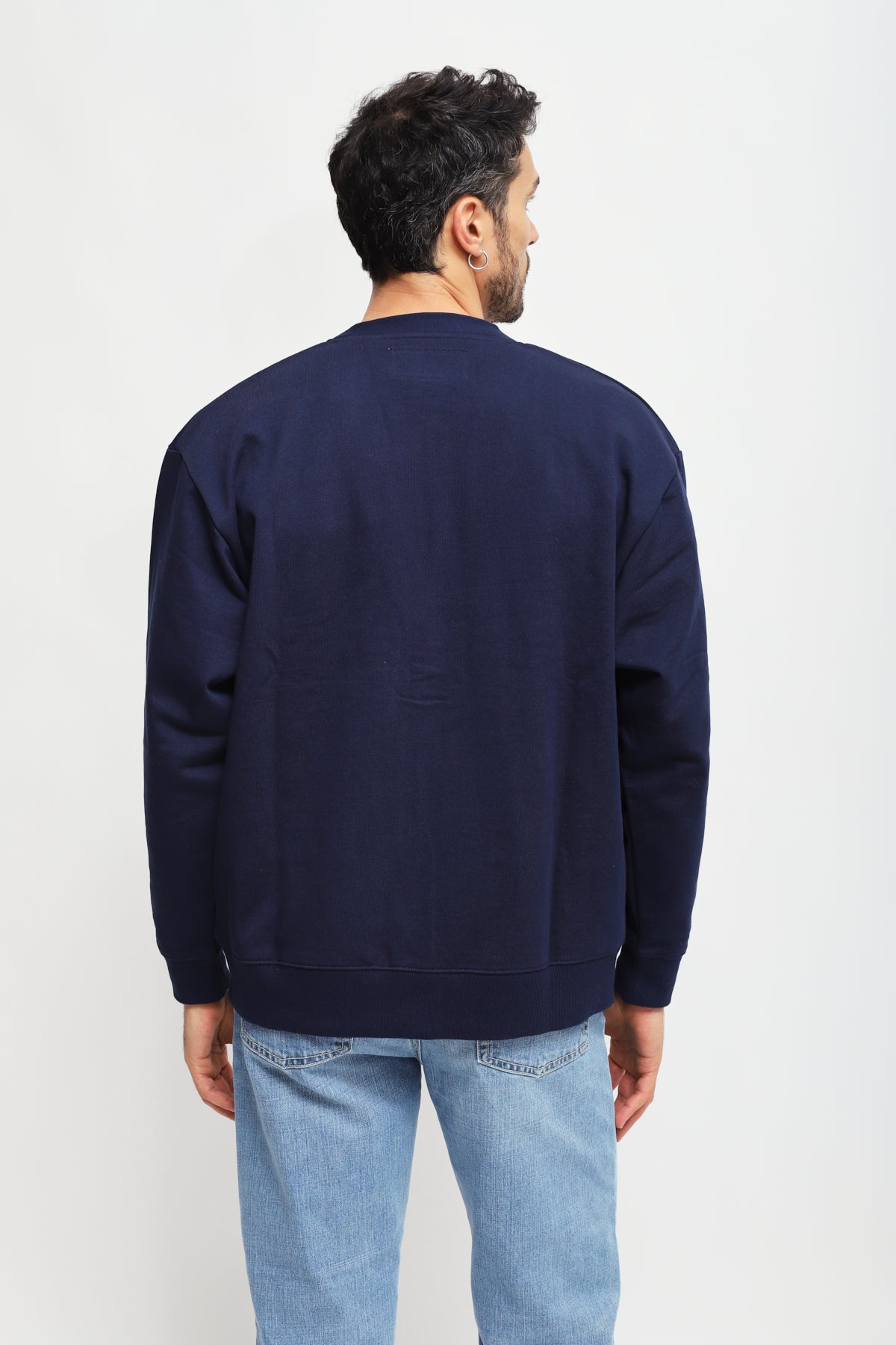 Cardigan con Logo Blu