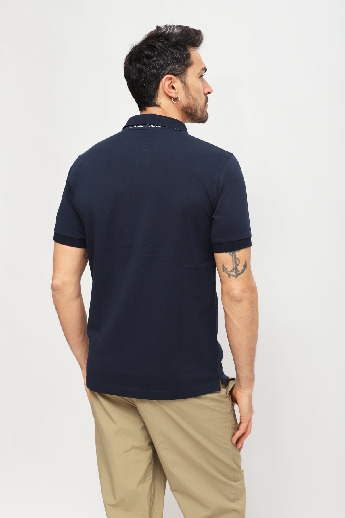 Polo Solid Blu Navy