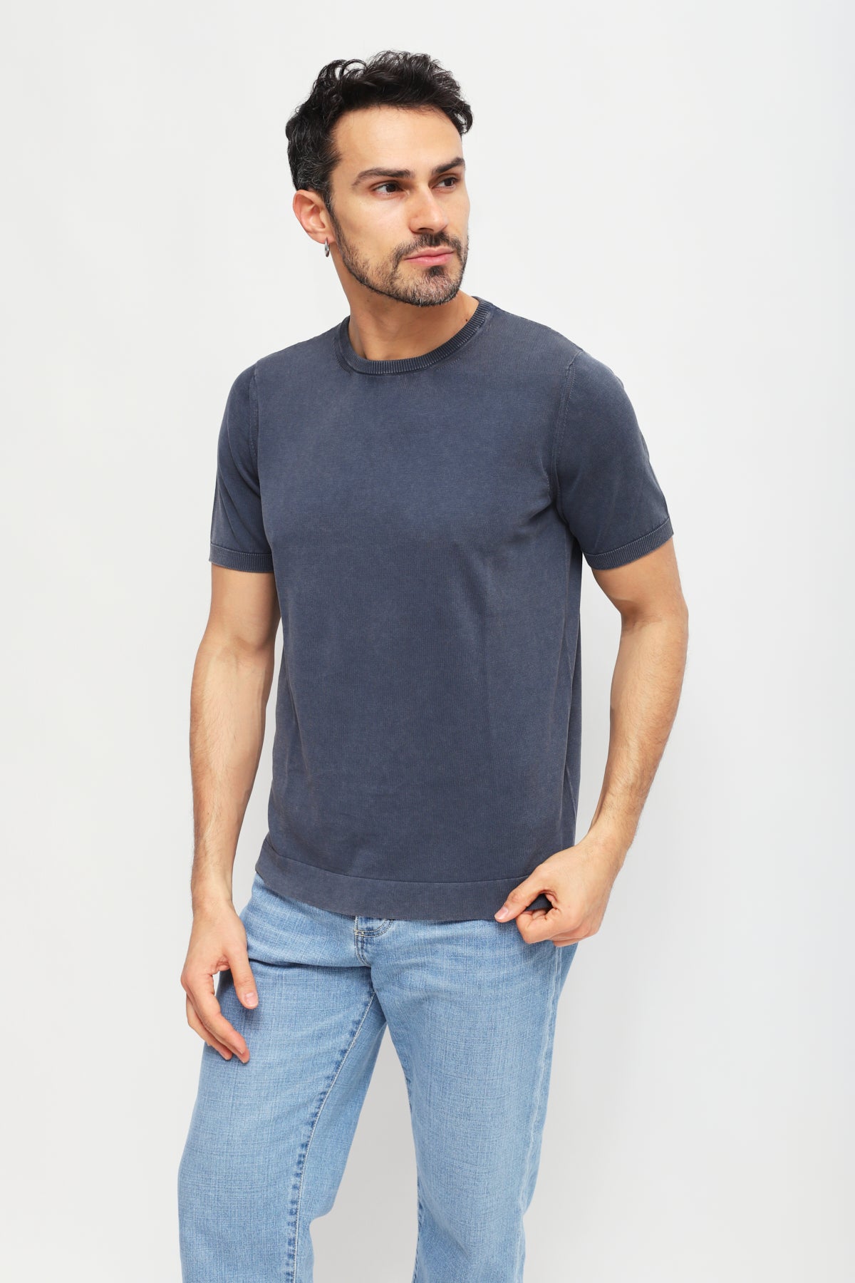 Girocollo Grigio
