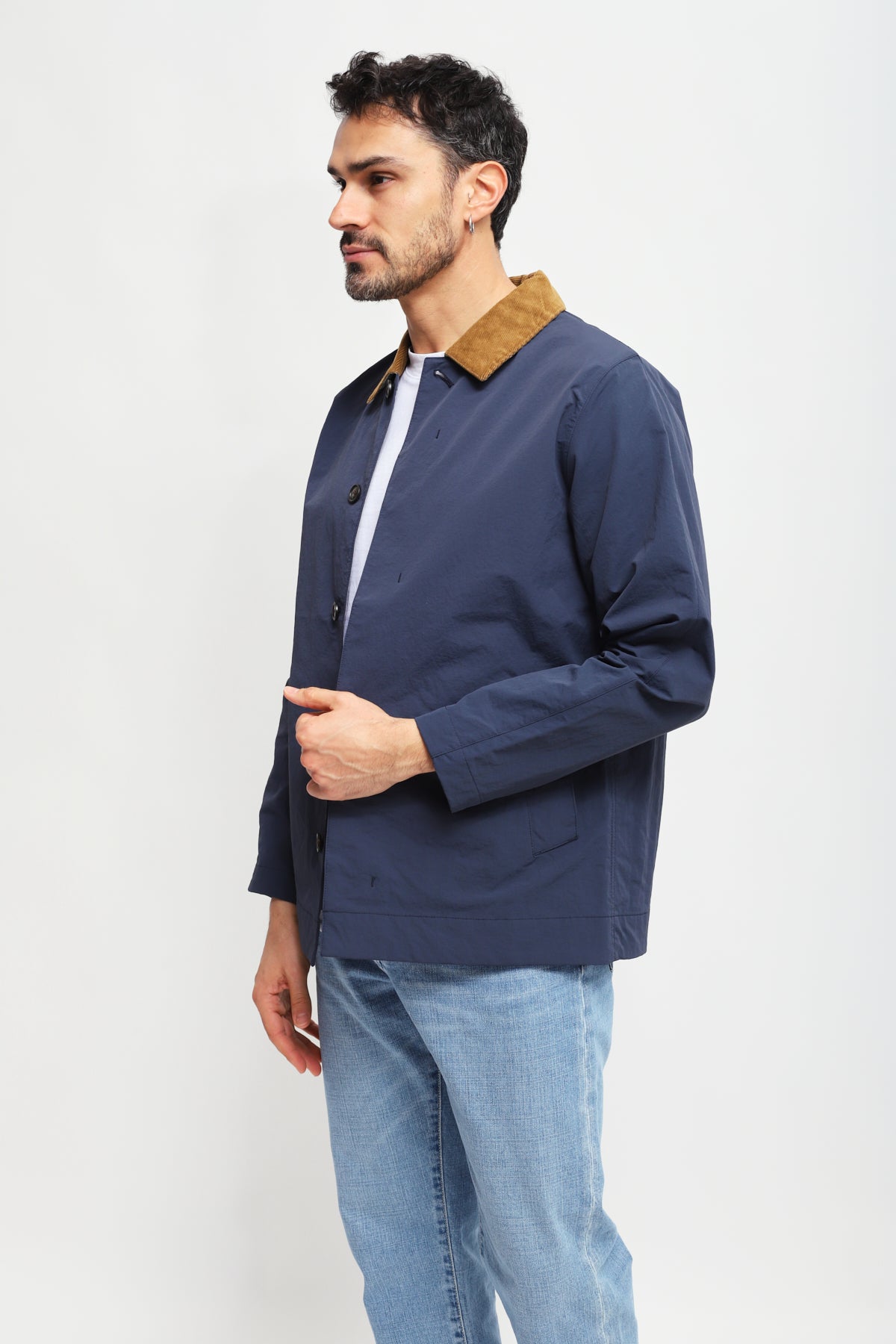 Giacca Antipioggia Short Rokig Blu