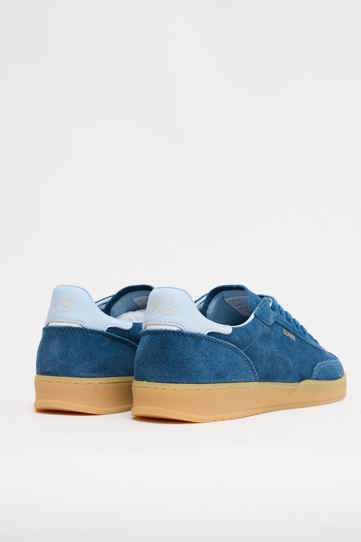 Sneakers California Sun Suede Blu Avio