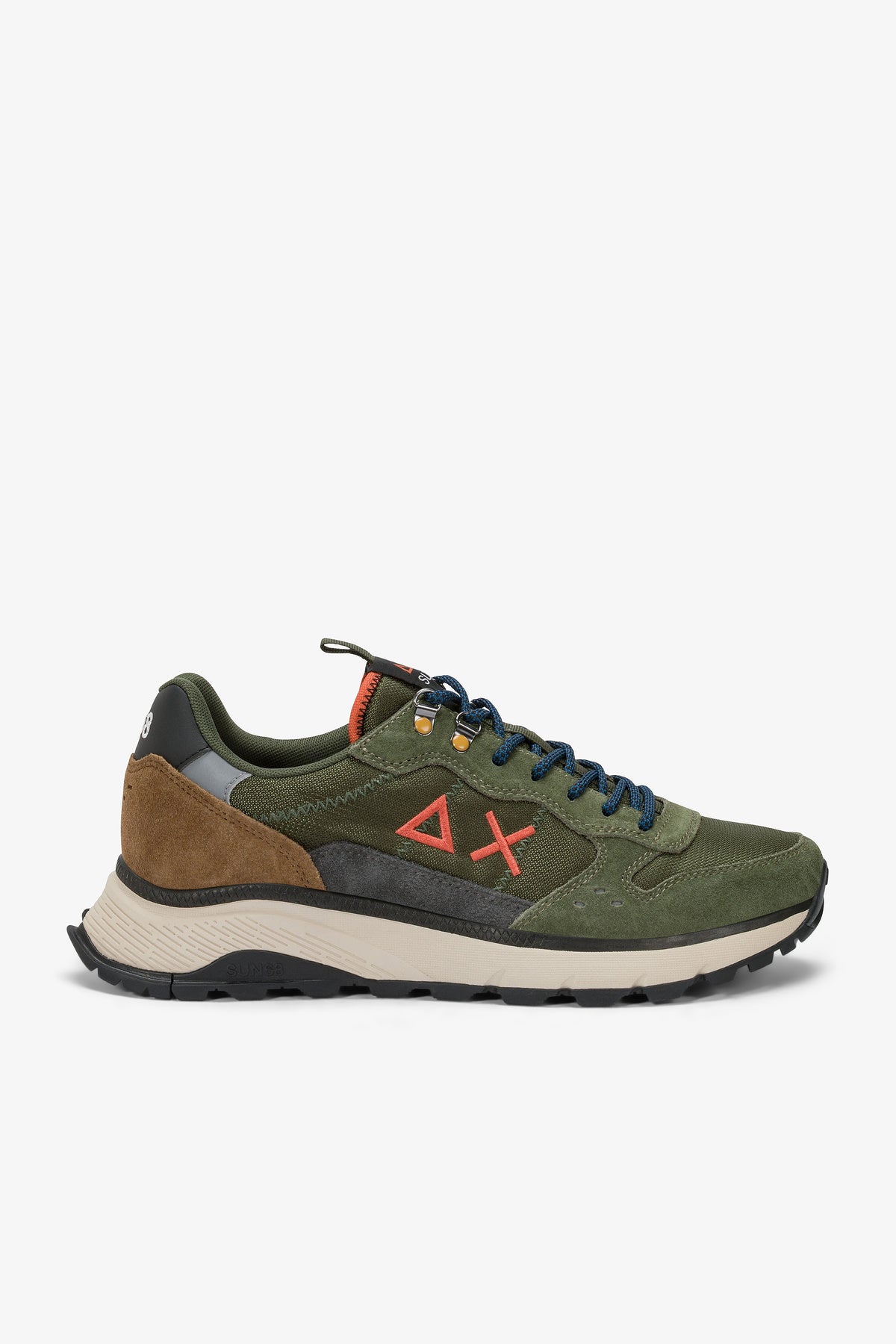 Sneakers Fire & Camping Verde Militare Scuro