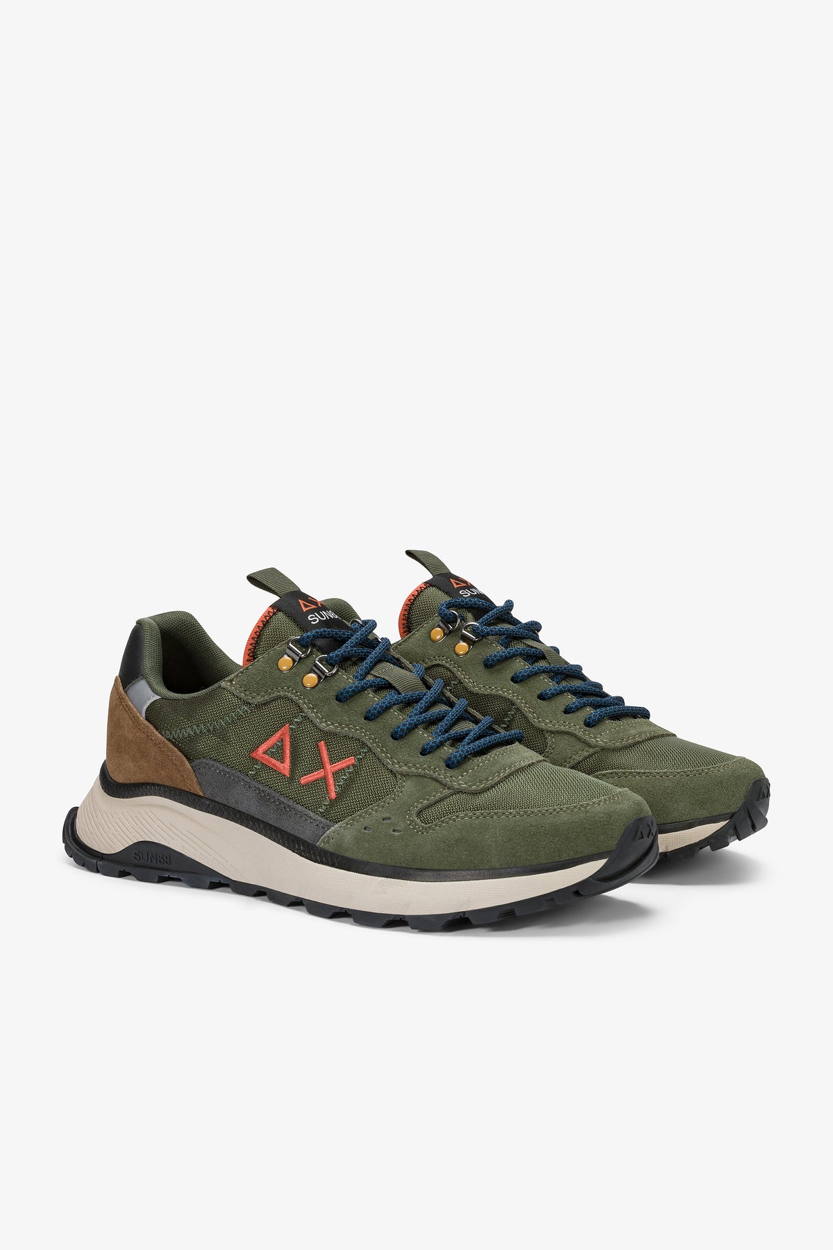 Sneakers Fire & Camping Verde Militare Scuro