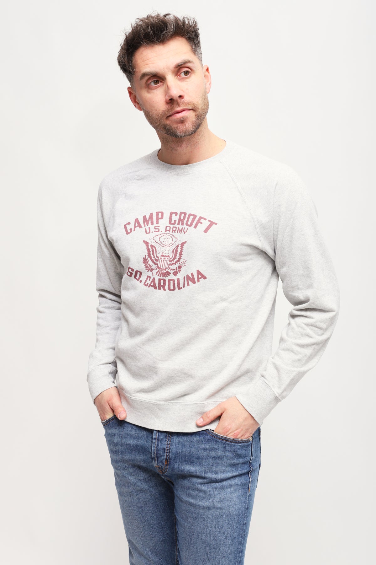 Felpa Camp Croft Grigio