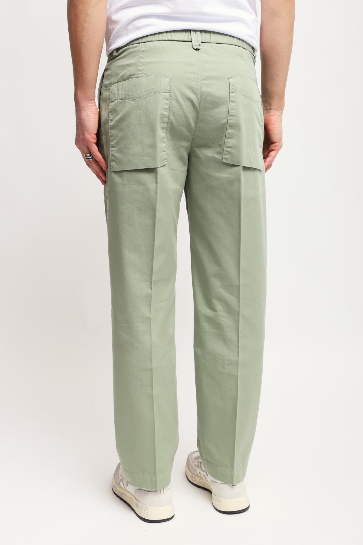 Pantalone Tela Cruda Campbell Verde