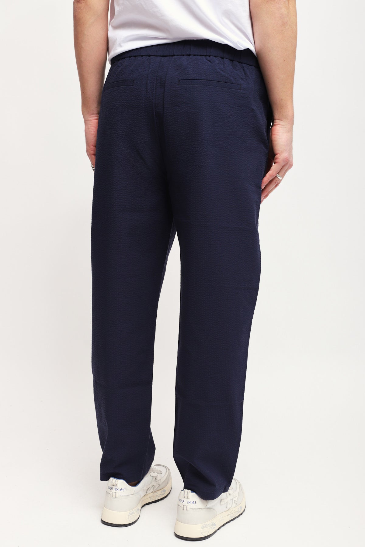 Pantalone con coulisse Blu