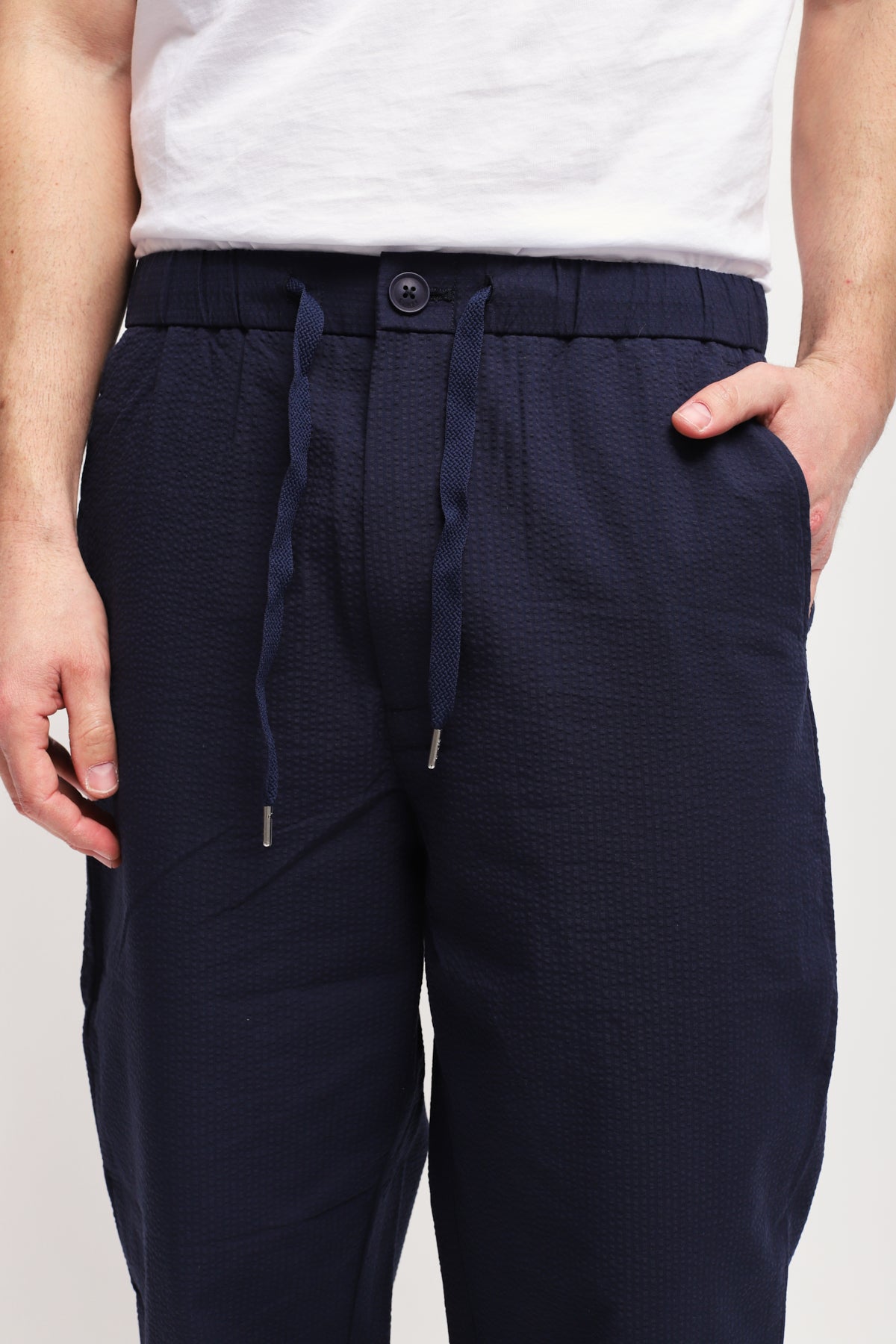 Pantalone con coulisse Blu