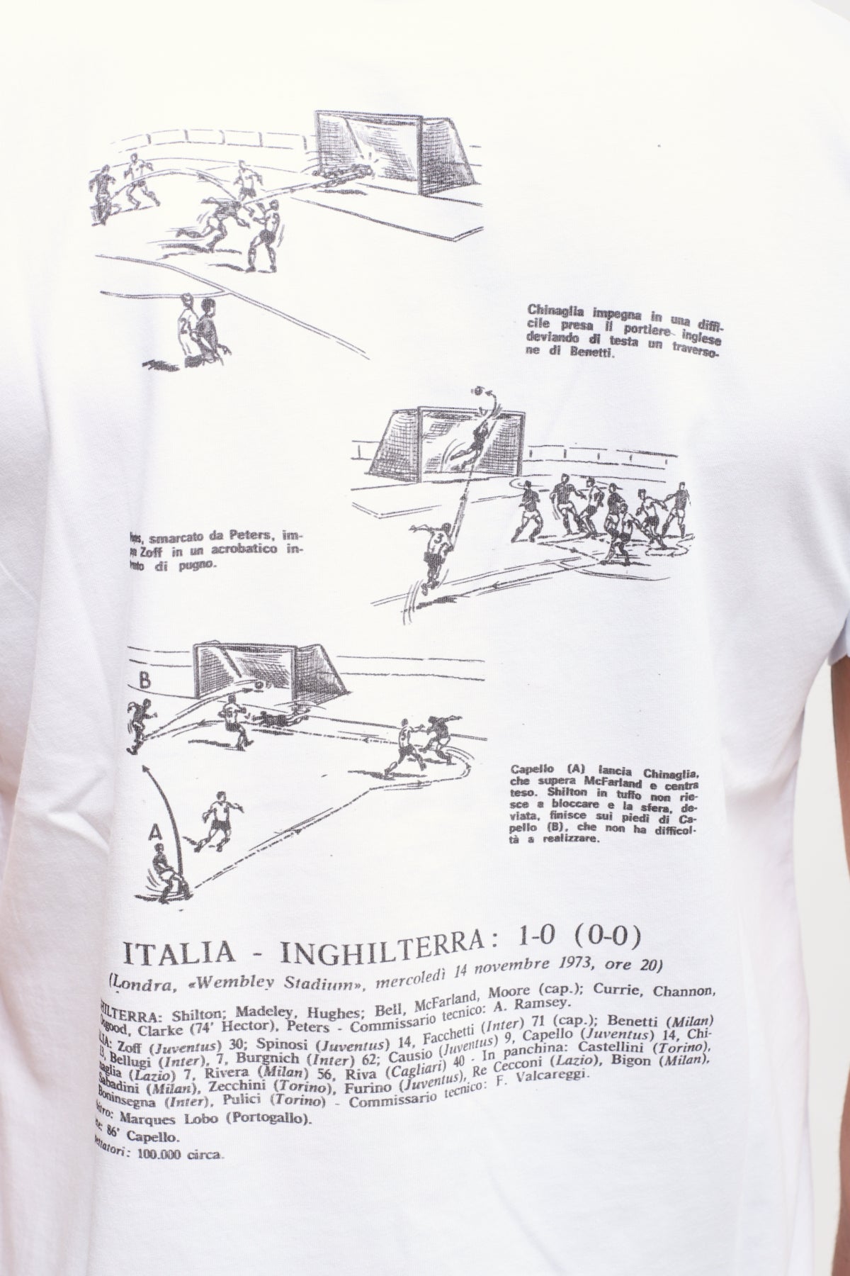 T-shirt con stampa Bianco