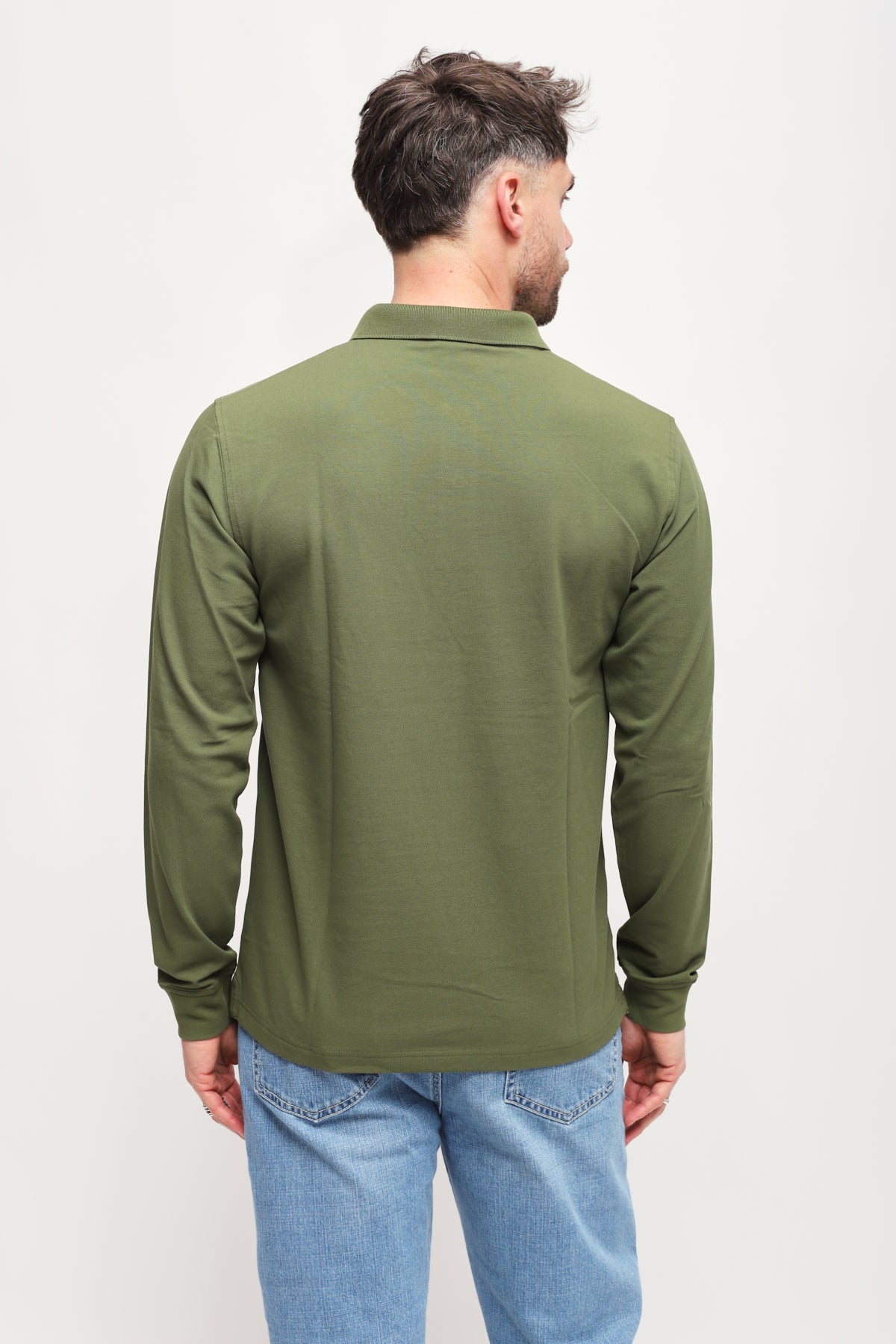 Polo a maniche lunghe Verde