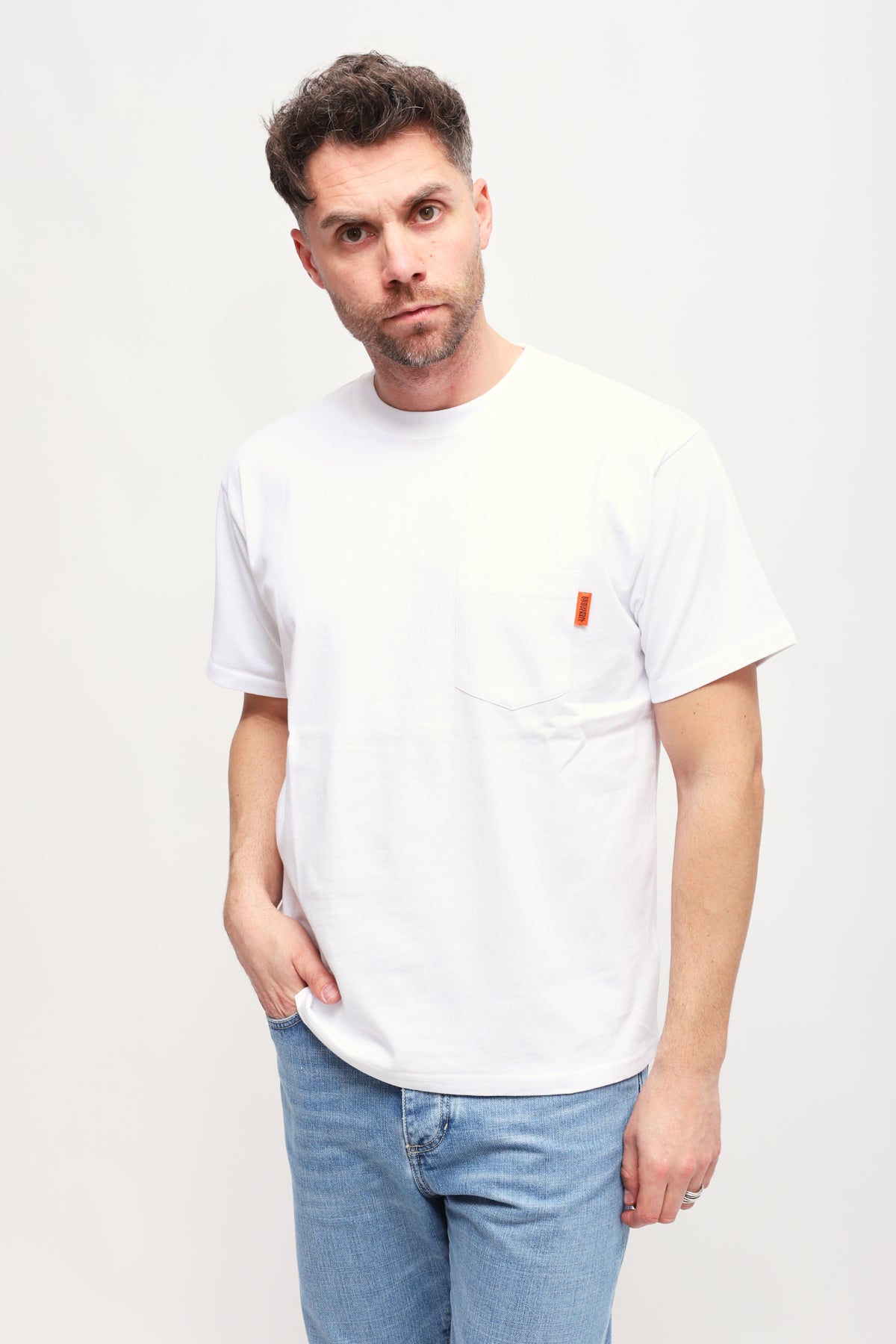 T-shirt con logo sul retro Bianco