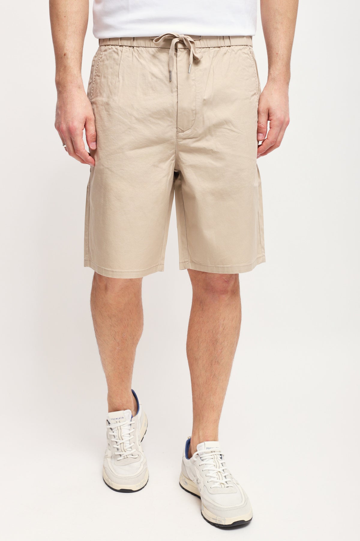 Bermuda con coulisse Beige