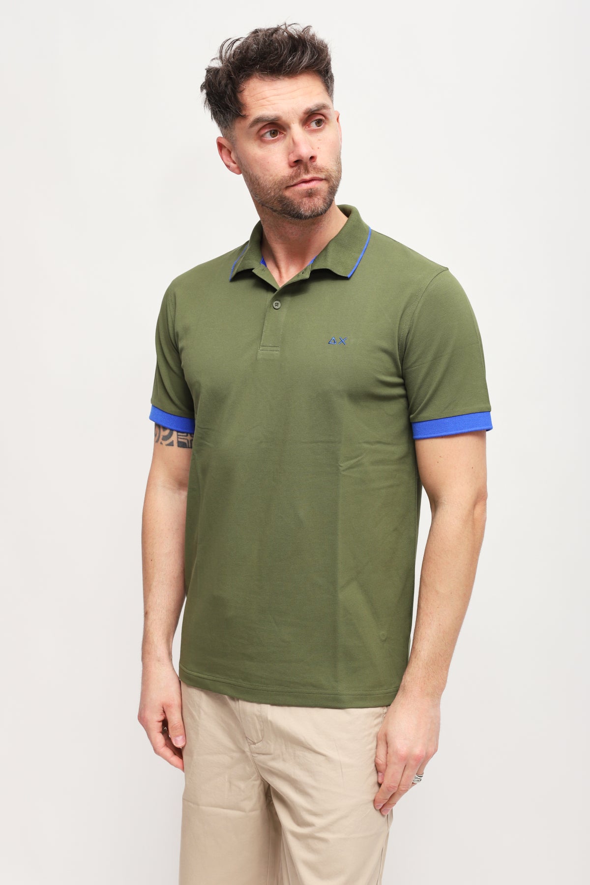 Polo Big Stripes Verde