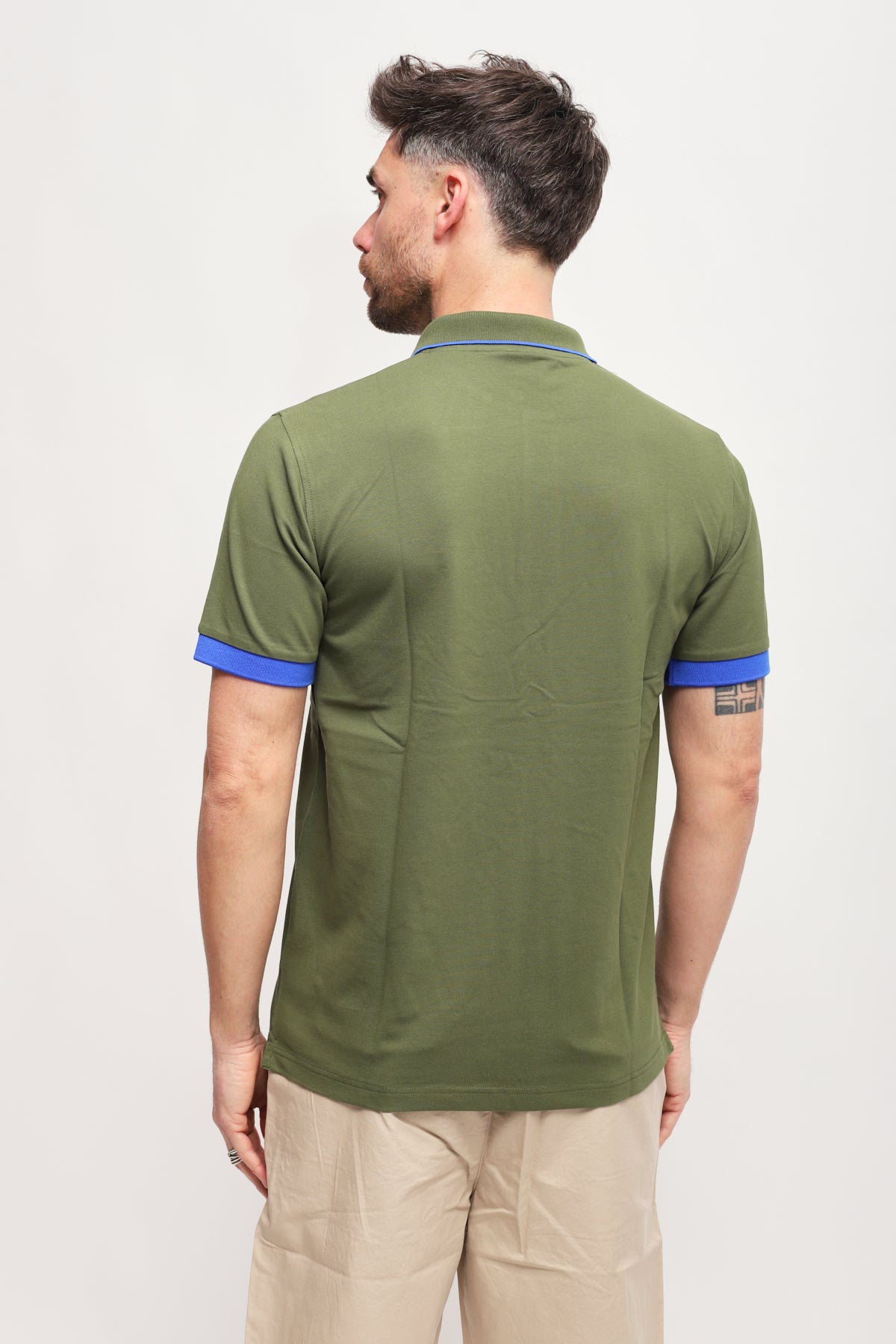 Polo Big Stripes Verde