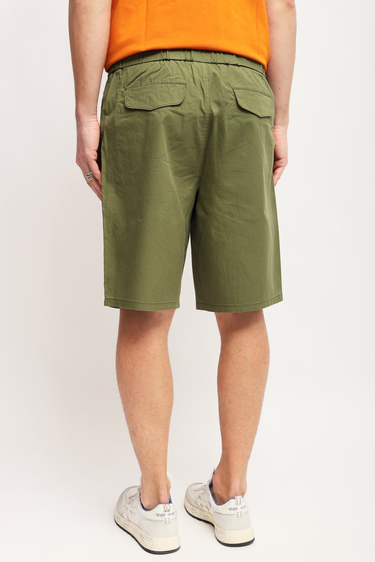 Bermuda con coulisse Verde