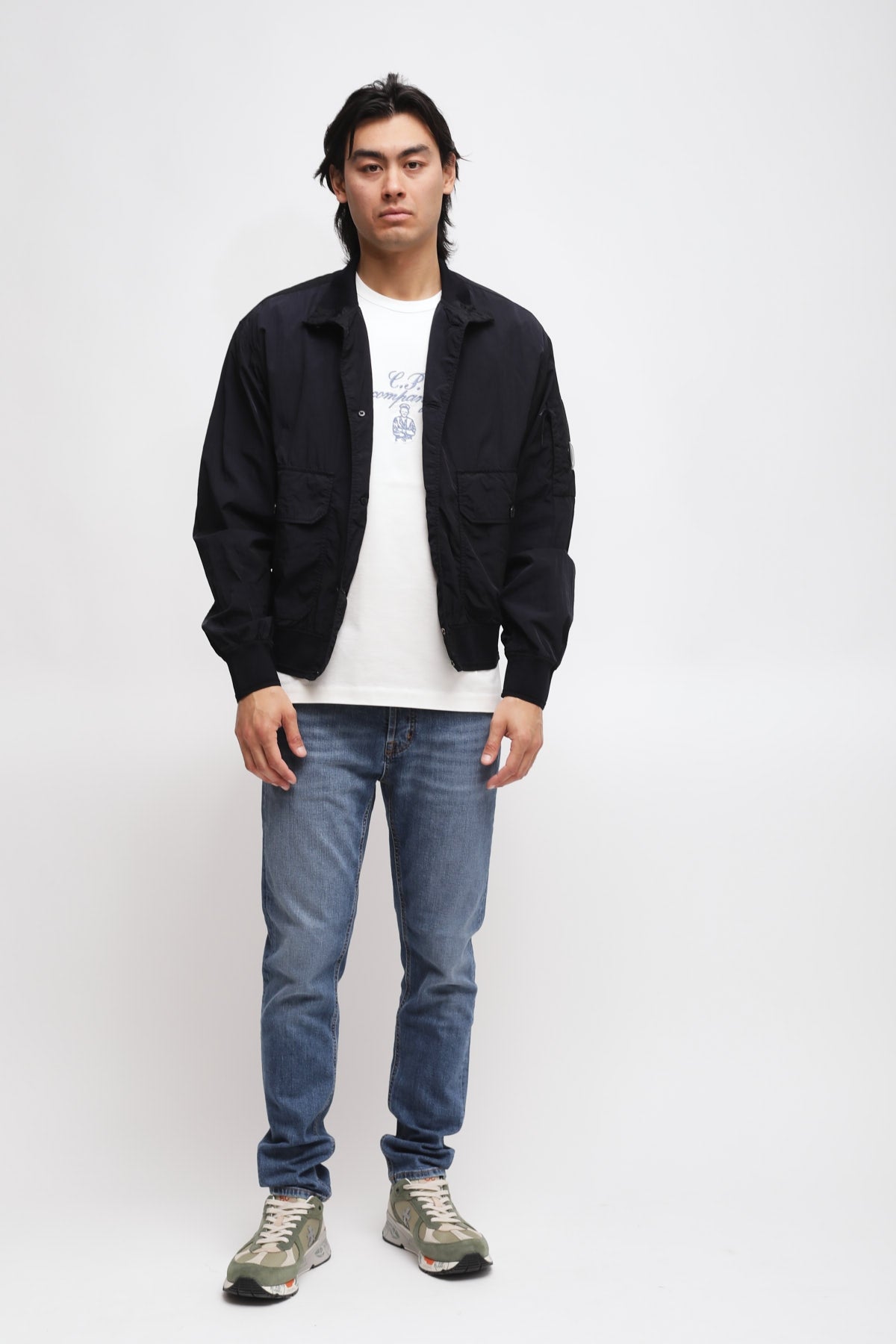 Giacca Chrome-R Full Button Nero