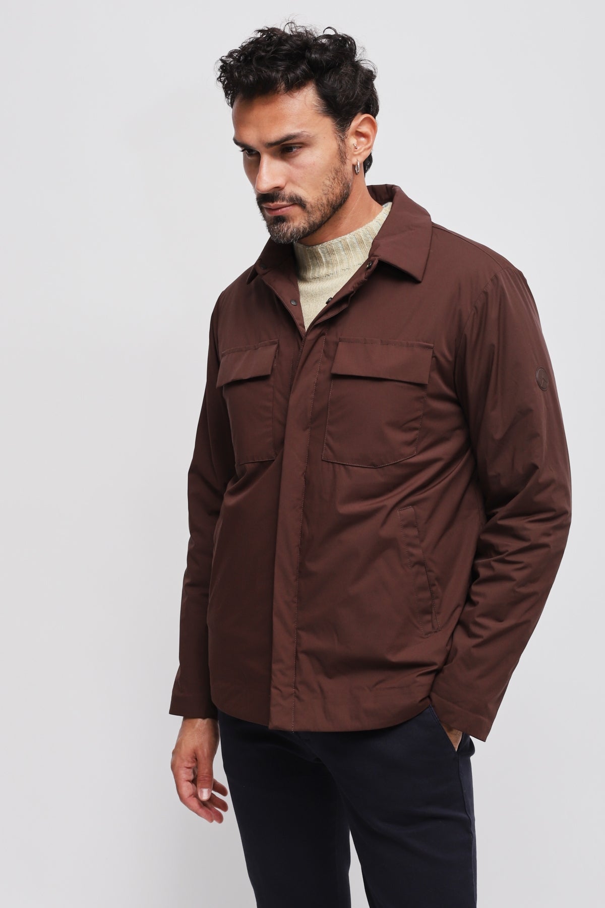 Overshirt Kiso Marrone