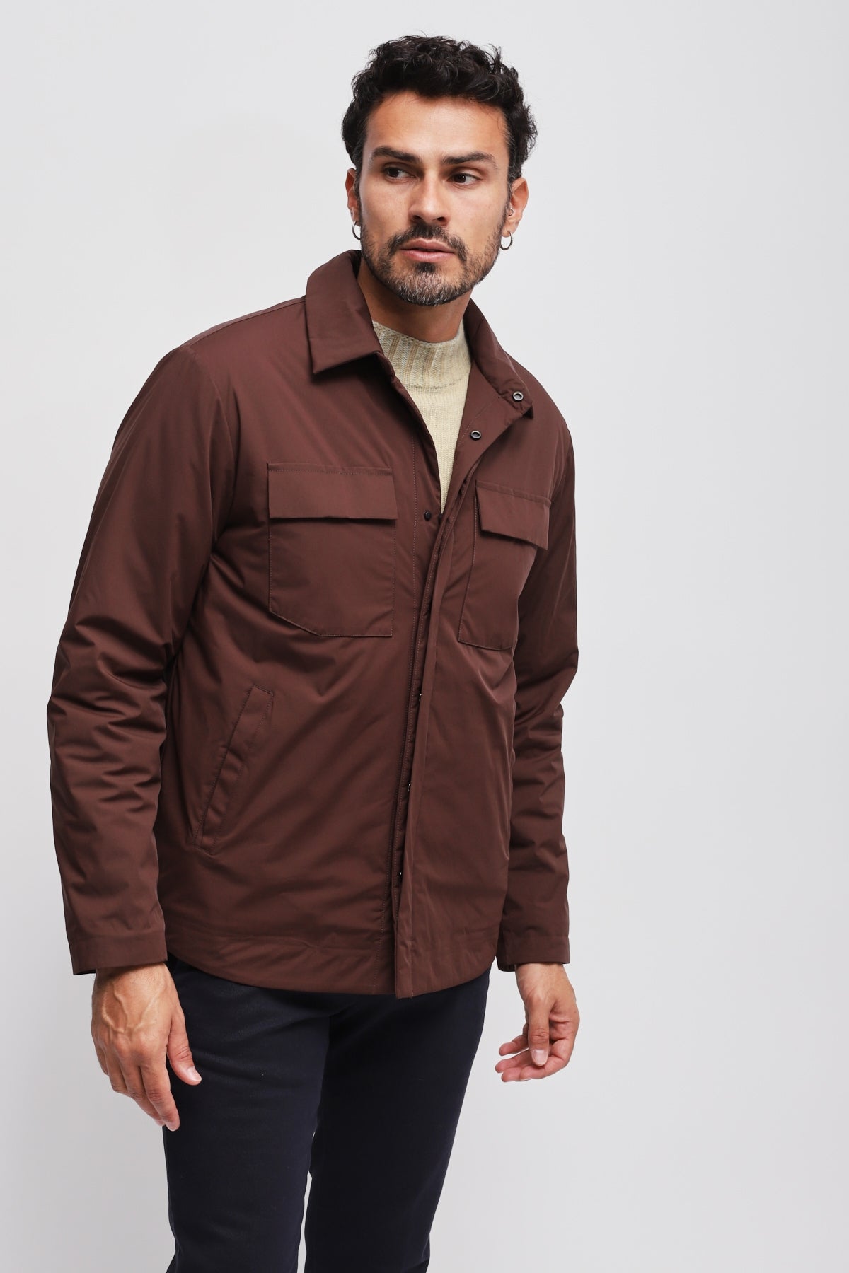 Overshirt Kiso Marrone
