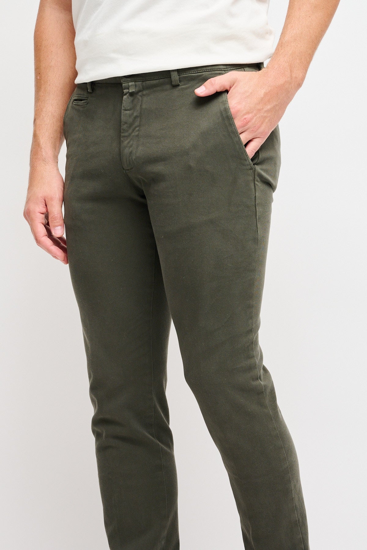 Pantalone BG05 in cotone Verde