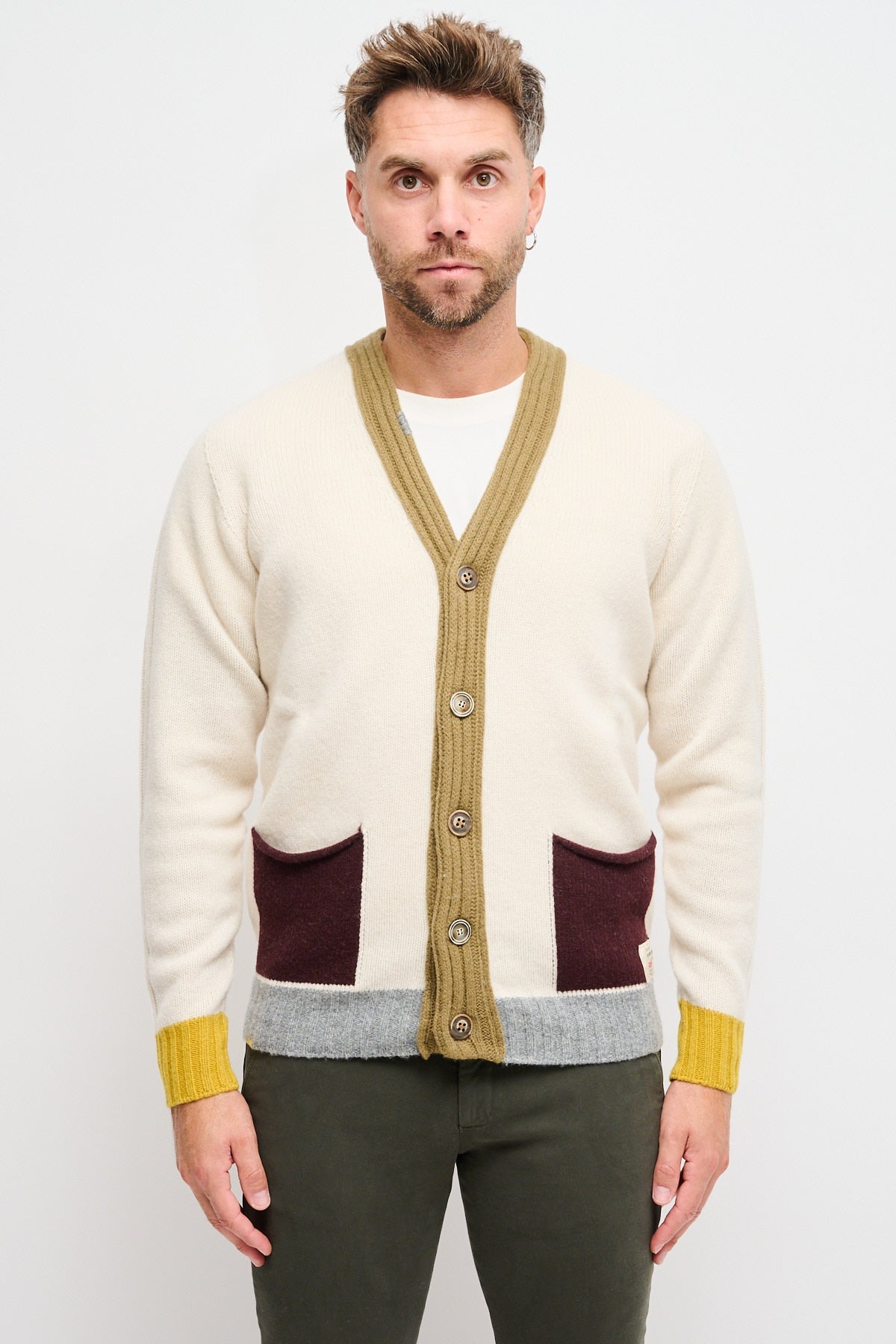 Cardigan Cork Bianco