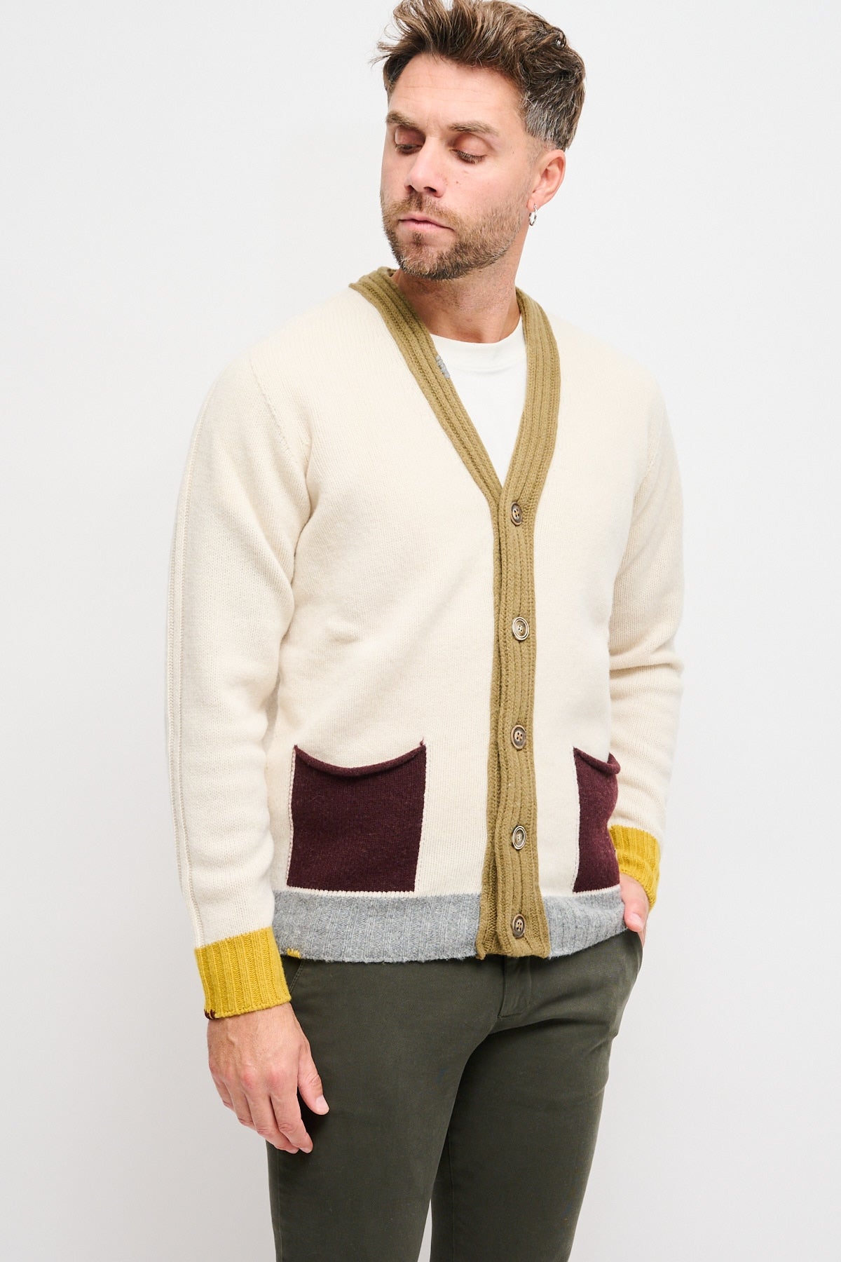 Cardigan Cork Bianco