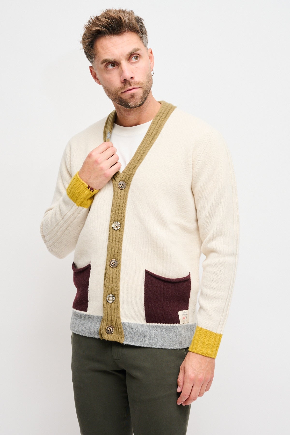 Cardigan Cork Bianco