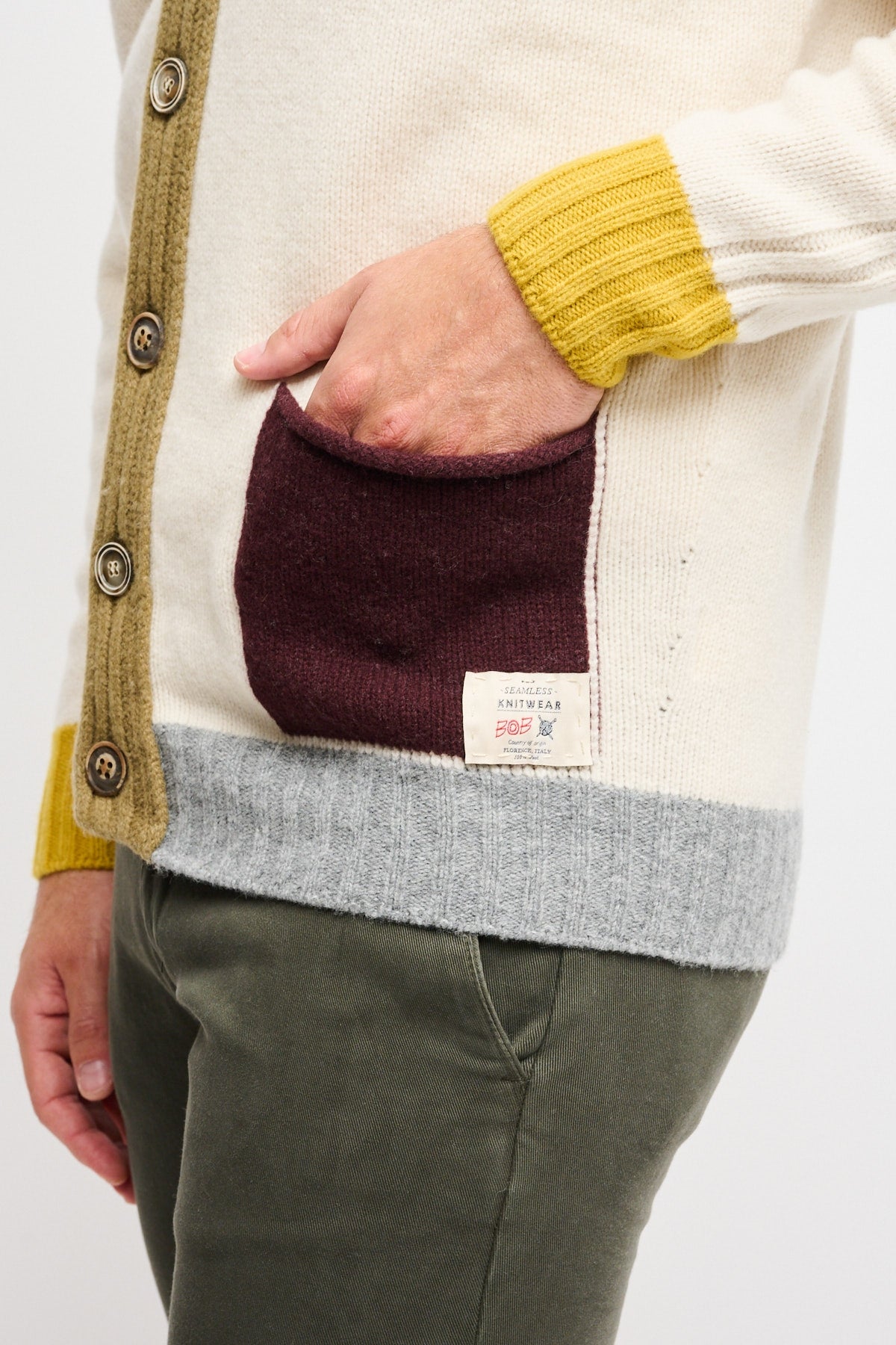 Cardigan Cork Bianco
