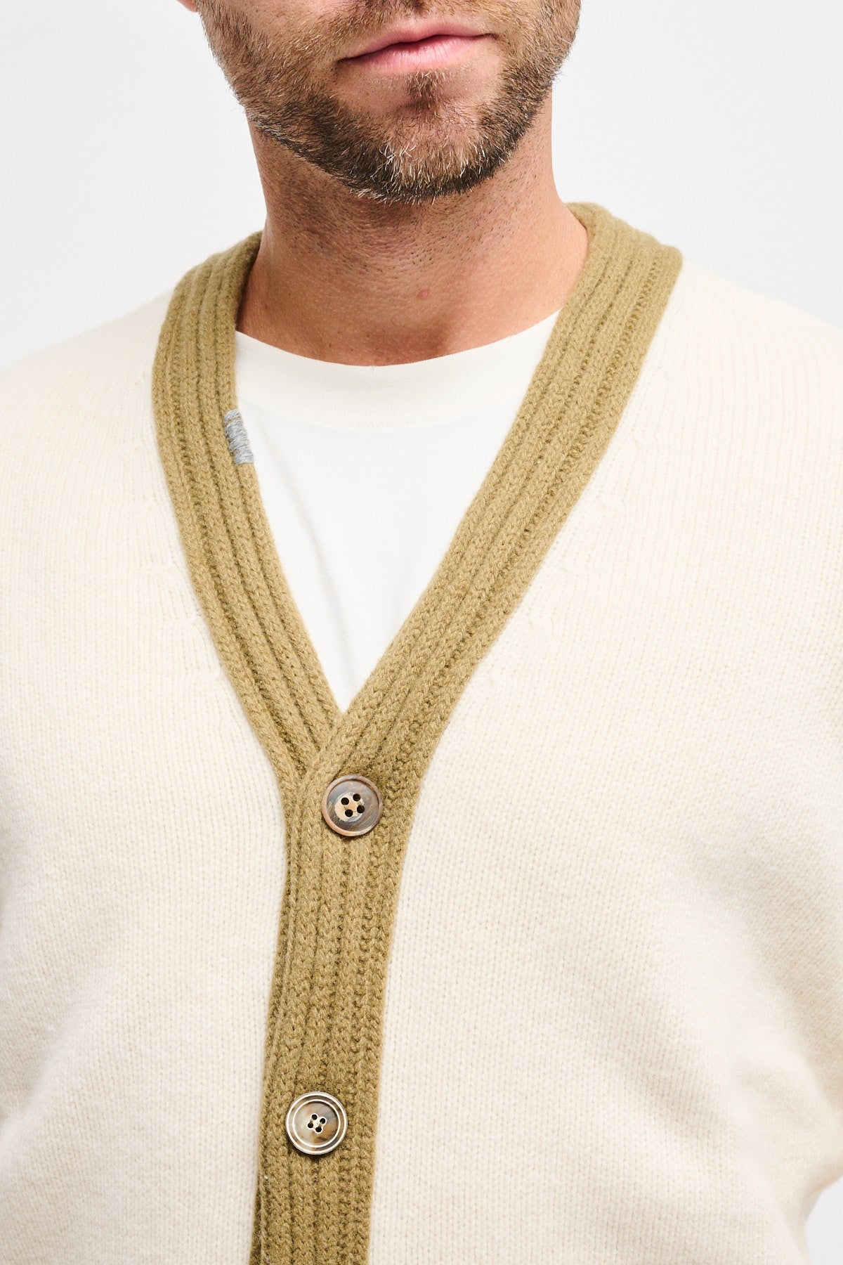 Cardigan Cork Bianco